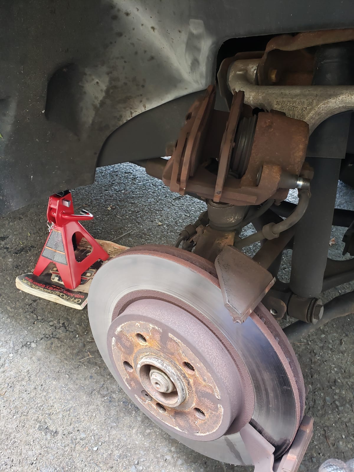 BIG RED T42002A Torin Steel Jack Stands: Double Locking, 2 Ton (4,000 lb) Capacity, Red, 1 Pair customer photo 1