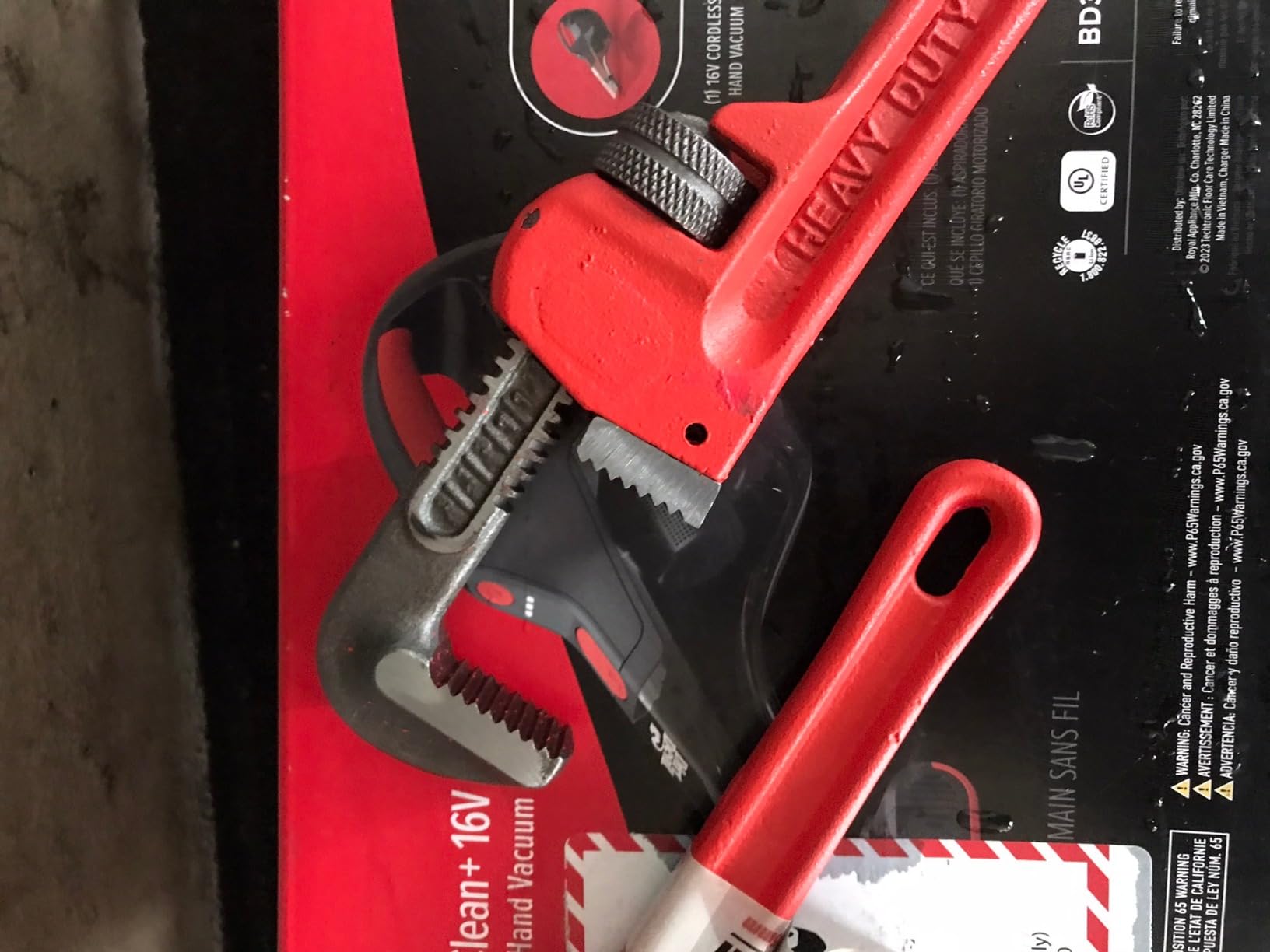 Performance Tool W1133-18B 18 in. Red Drop-Forged Steel Pipe Wrench customer photo 2