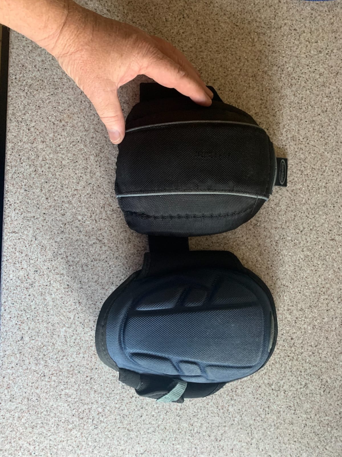 McGuire-Nicholas Gel Lite Flooring Pro Knee Pads, 1 Pair, Navy/Black customer photo 2