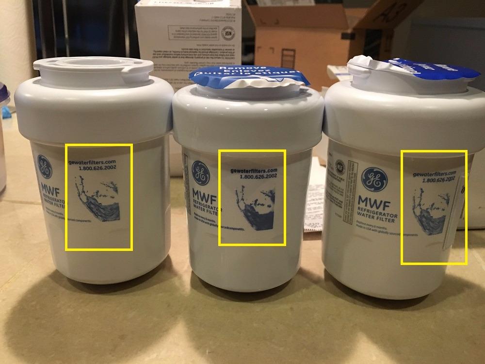 GE MWF™ Refrigerator Water Filter, Genuine Filter, Guaranteed Fit, 1-pack customer photo 2