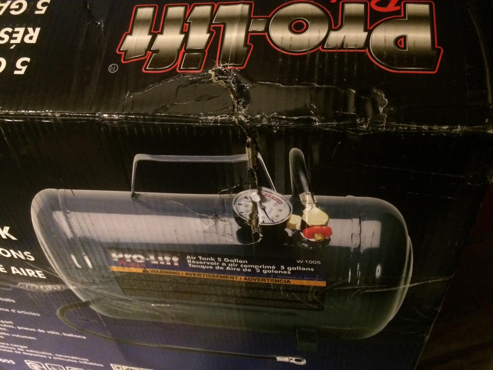 Pro-Lift W-1005 Grey Air Tank - 5 Gallon Capacity customer photo 1