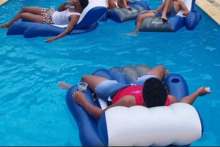 INTEX Inflatable Floating Swimming Pool Recliner Lounge Chair for Adults customer photo 1
