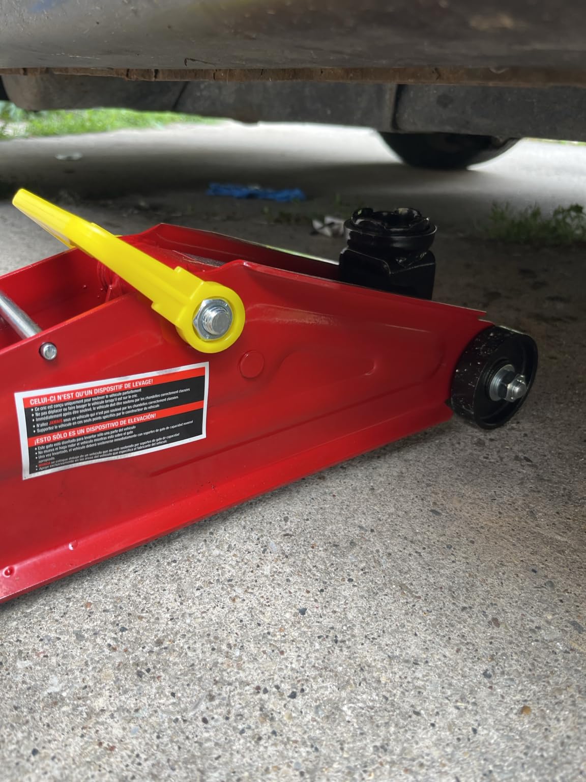 BIG RED Torin Hydraulic Trolley Floor Jack Combo with 2 Jack Stands, 2 Ton Capacity (T82001) customer photo 1