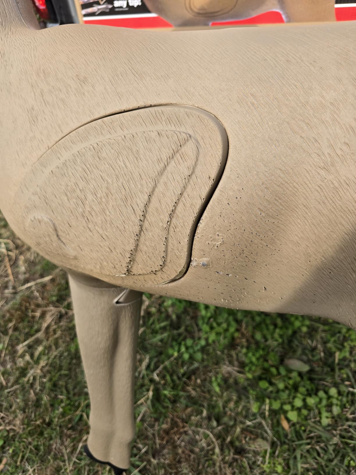 SHOOTER Buck 3D Archery Target, Replaceable Insert for Long Life, Weather-Resistant Construction, High-Density Impact-Response Foam Withstands Field Points, Broadheads, and Expandables customer photo 1