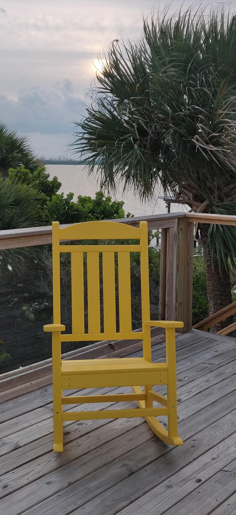 POLYWOOD Presidential Rocking Chair in Pacific Blue customer photo 1