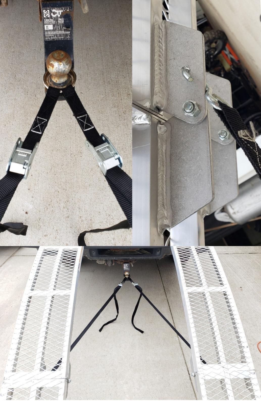Yutrax 89-inch Folding Aluminum Truck, UTV/ATV, Motorcycle Loading Arch Ramps - Pair, 1500lb Capacity customer photo 2