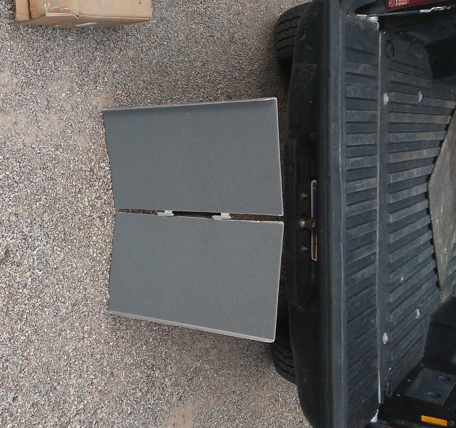 Black Widow Folding Aluminum Motorcycle Loading Ramp for Trucks, Trailers customer photo 1