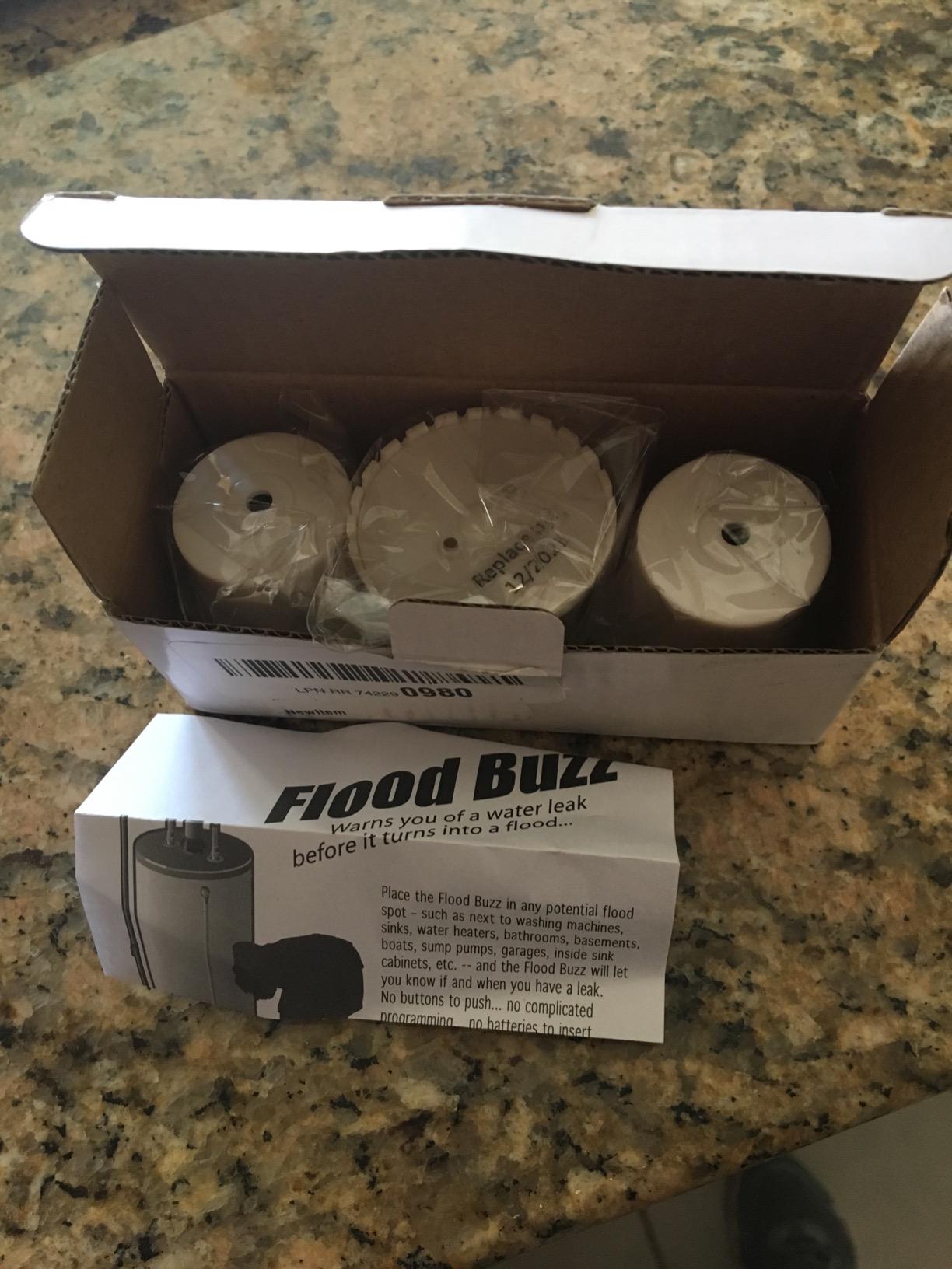 Flood Buzz Small Water Leak Detectors for Homes & Businesses - 6-Pack customer photo 2