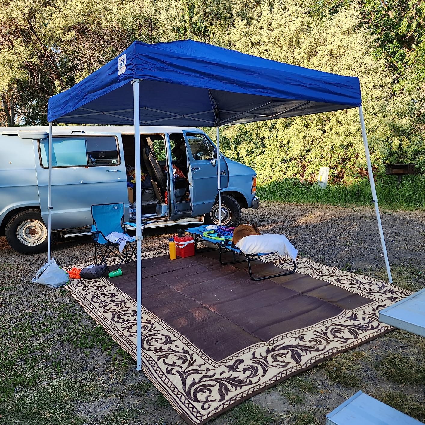 Stylish Camping RA7 9-Feet x 12-Feet Classical Reversible RV Patio Mat customer photo 1