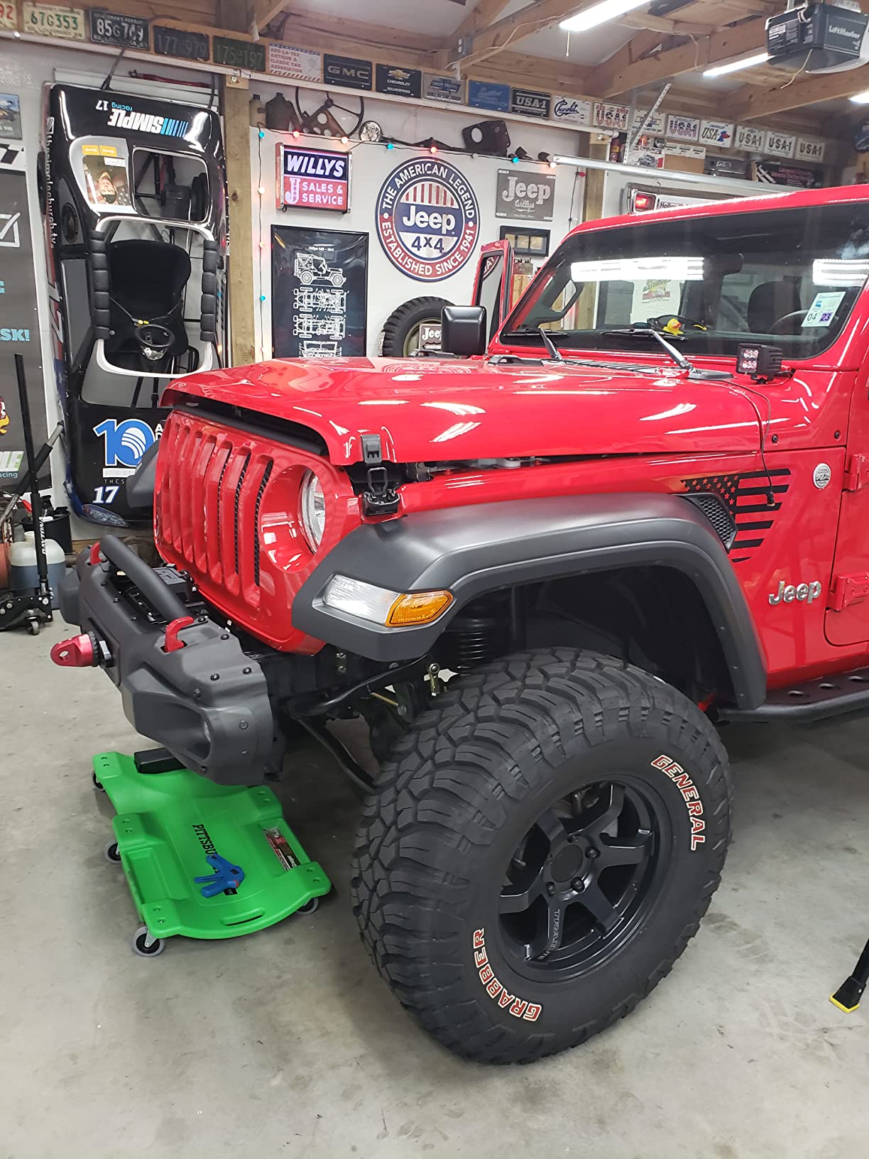 Rough Country 9,500LB PRO Series Winch with Synthetic Rope - 12V Waterproof 5.5HP Electric Winch for Jeeps, Trucks, Off Road Recovery Winch with Remote customer photo 2