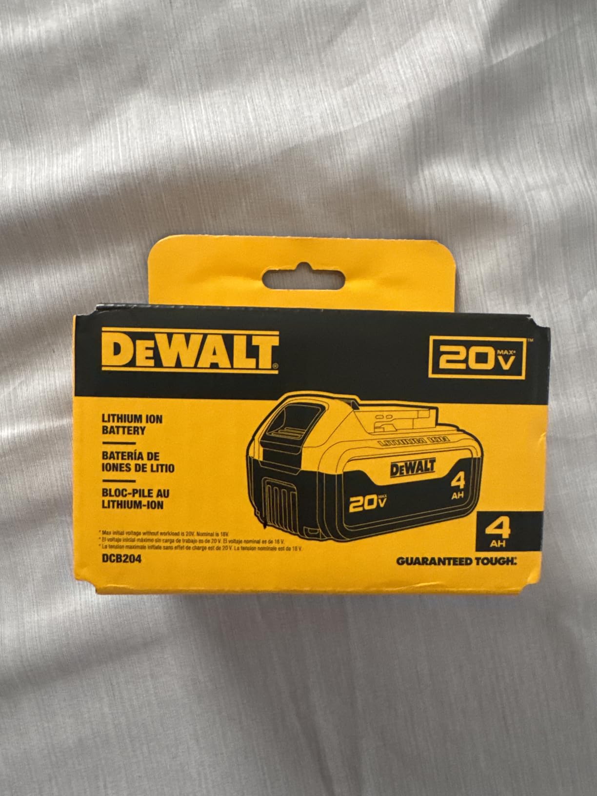 DEWALT 20V MAX Lithium Ion Battery (DCB204) customer photo 1
