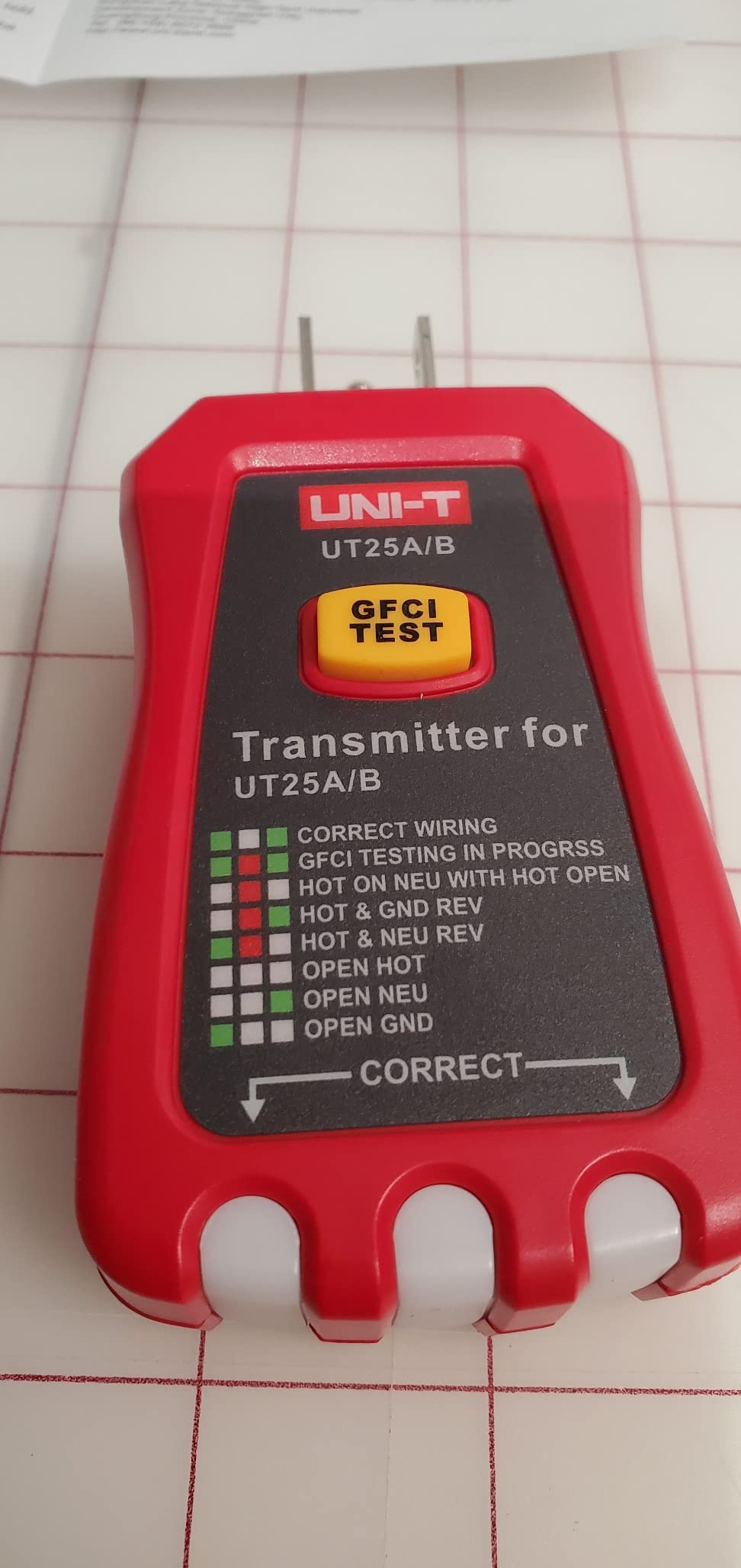 UNI-T AC Circuit Breaker Finder Tracer Tool Kit GFCI Outlet Tester customer photo 2