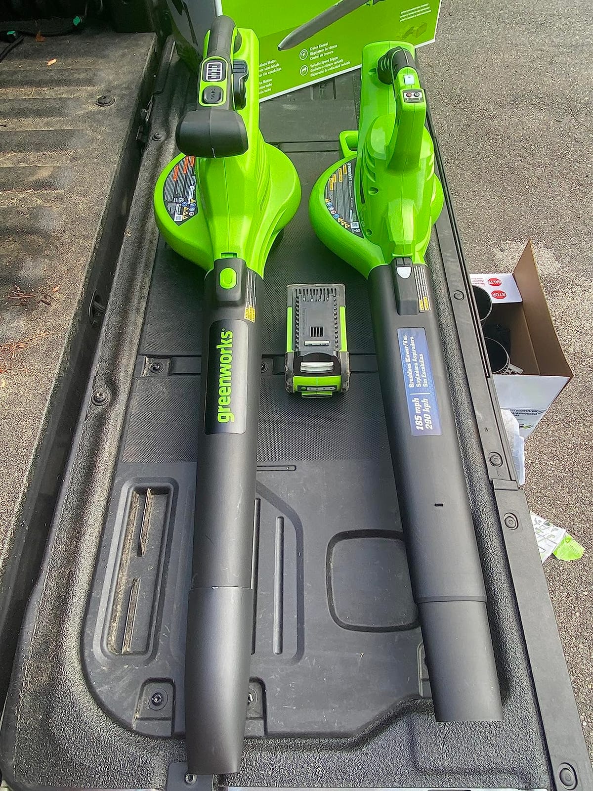 Greenworks 40V Leaf Blower / Vacuum, 340 CFM, 4.0 Ah Battery and Charger customer photo 1