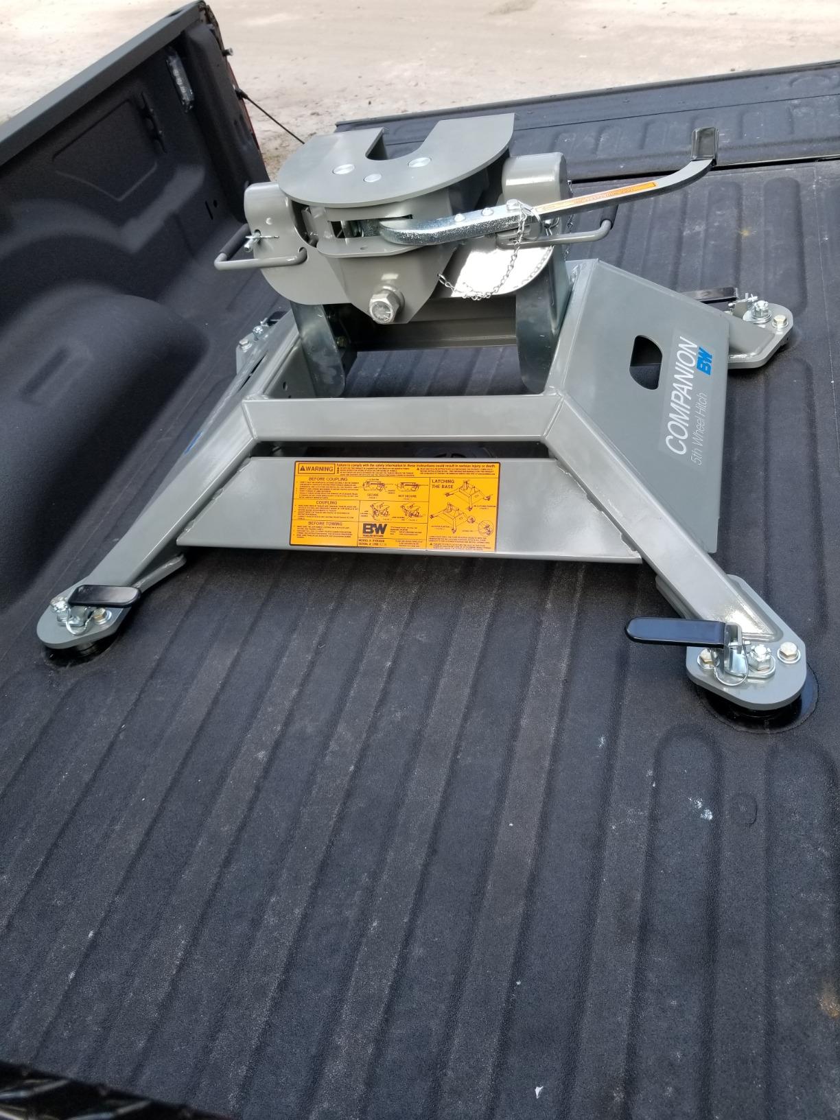B&W Trailer Hitches 25K Companion OEM Fifth Wheel Hitch - Compatible with Ram OEM Puck System - RVK3600 customer photo 2