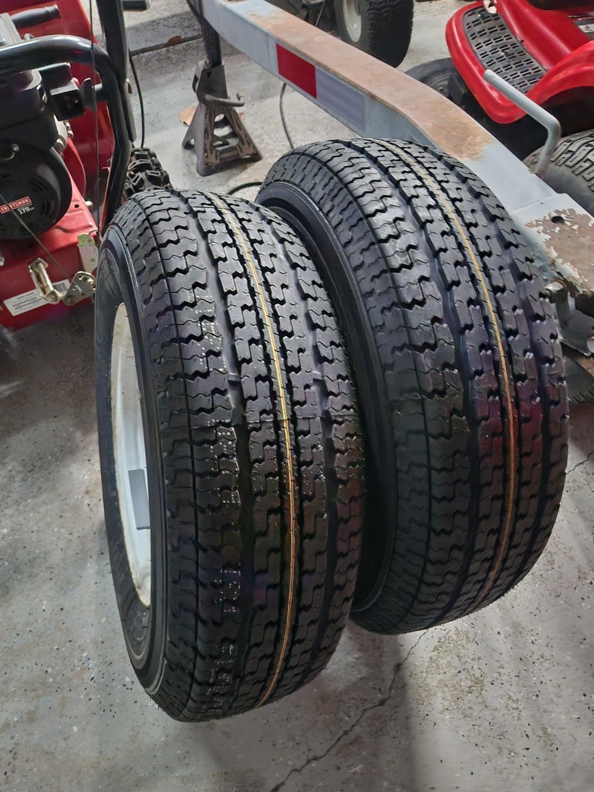 Free Country Set 2 Premium Trailer Tires ST205/75R14 8PR LR D w/Scuff Guard customer photo 1