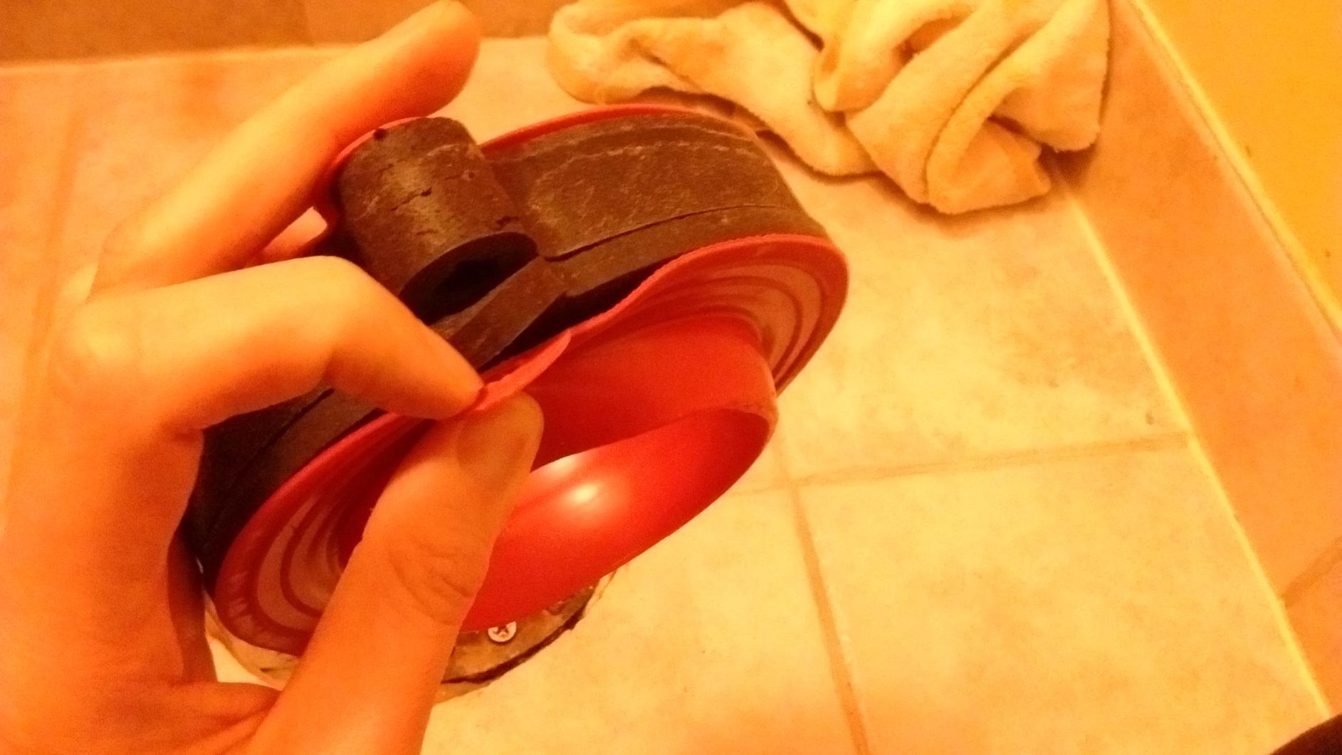 Korky WaxFree Toilet Seal Kit with Hardware - Easy to Install - 6000 customer photo 1