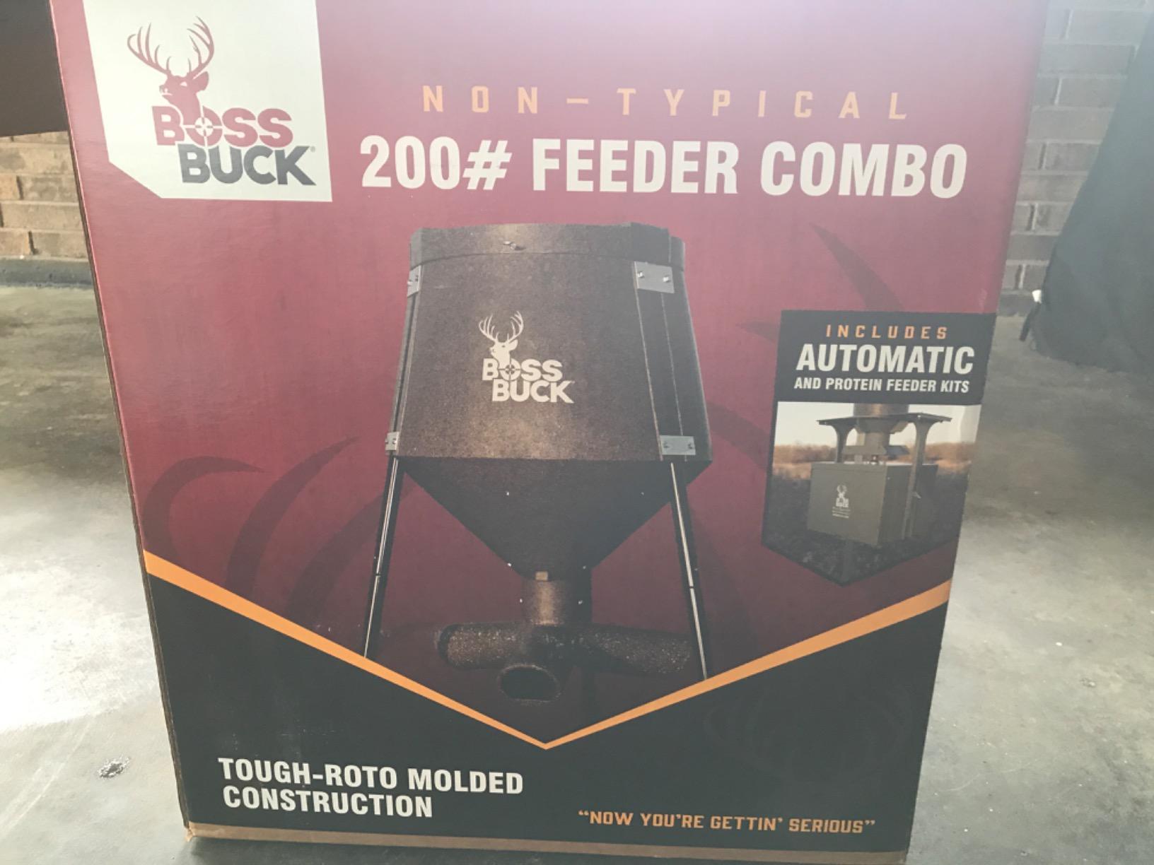 Boss Buck Gravity Deer Feeder for Game & Hunting, 200 lb Corn Capacity customer photo 2