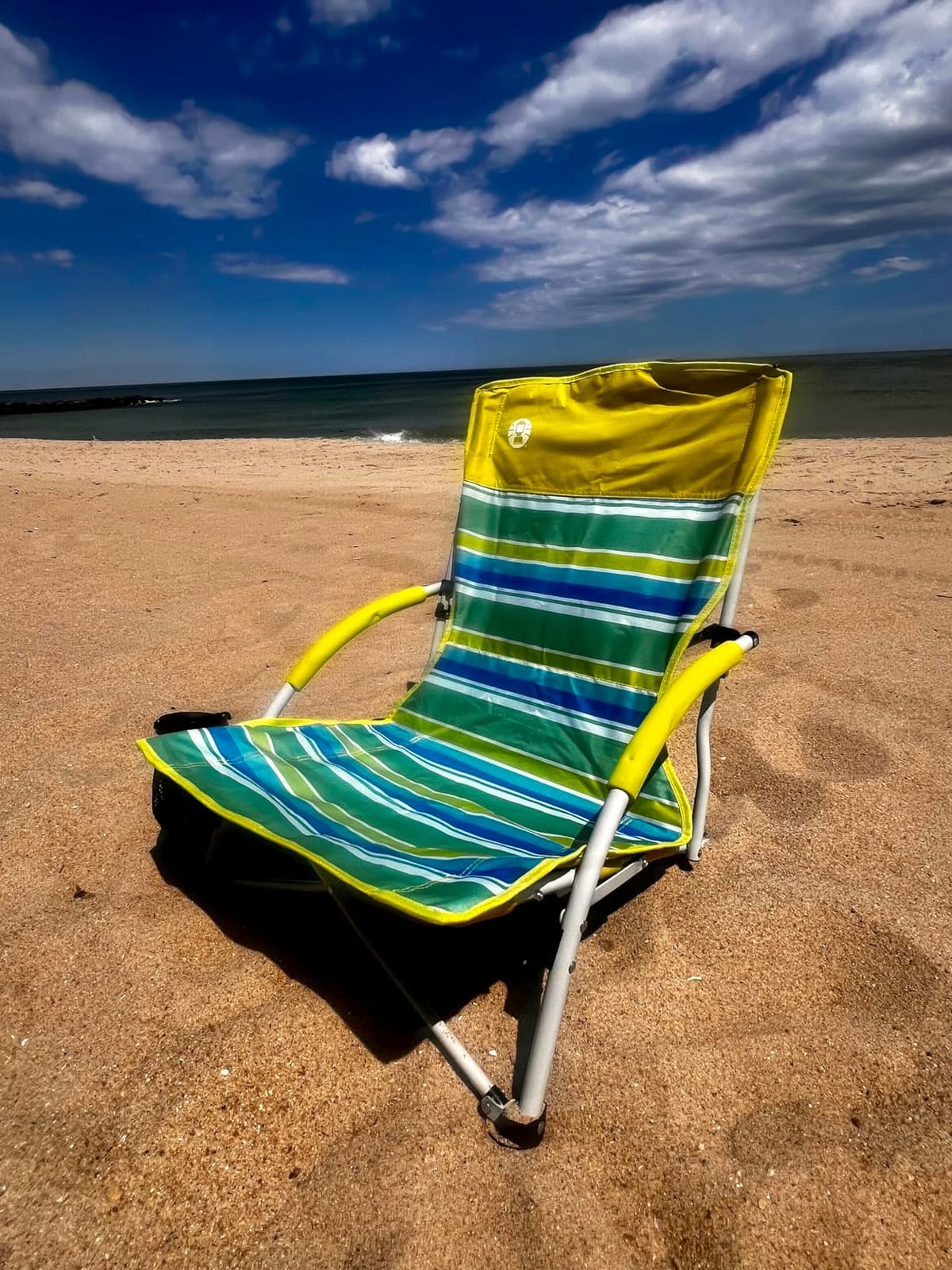 Coleman Utopia Breeze Lightweight Beach Chair with Cup Holder, Comfortable Portable Outdoor Chair with Carry Bag, Supports up to 300lbs, Great for Beach & Yard customer photo 2