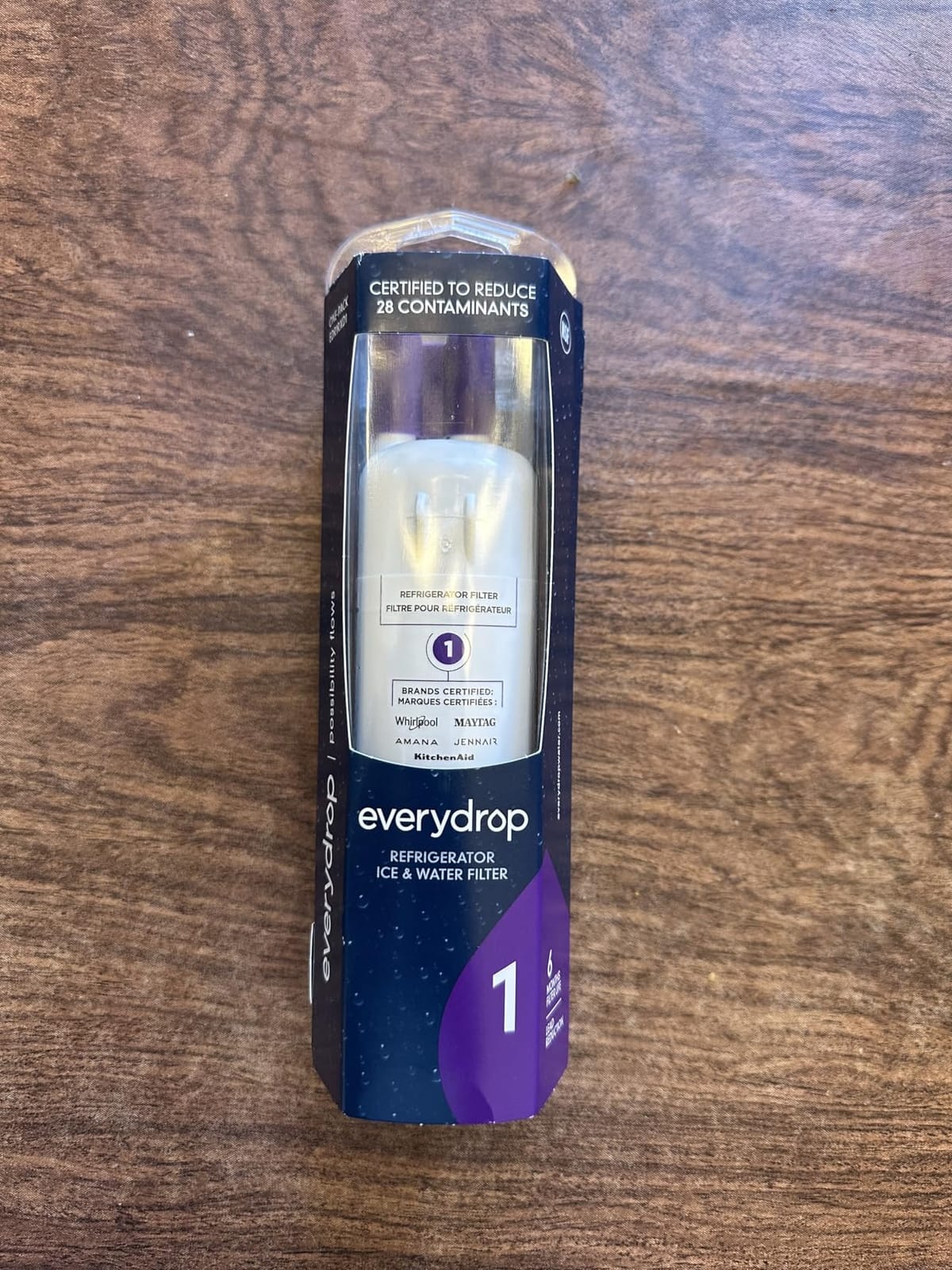 everydrop by Whirlpool Ice & Water Refrigerator Filter 1, Purple, EDR1RXD1 customer photo 1