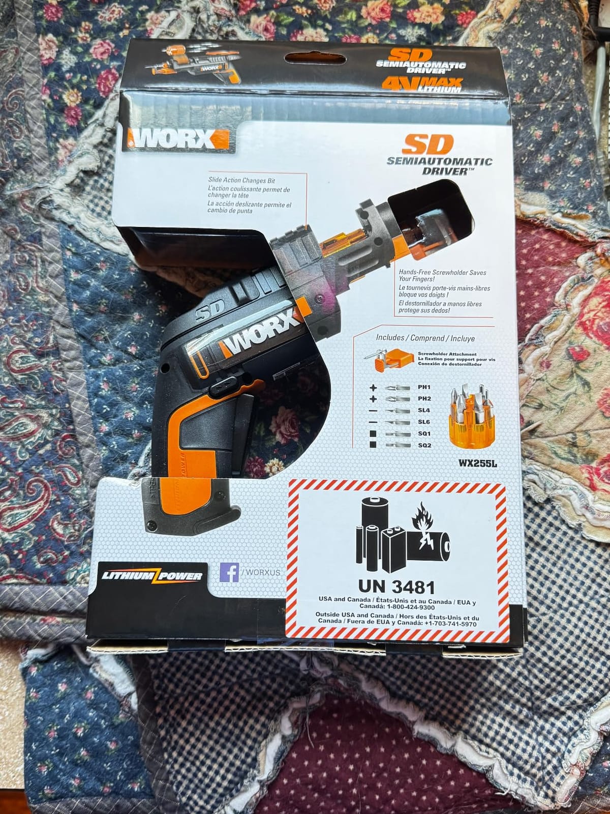 WORX Cordless Screwdriver, 4V 6-Bit Cartridge with Screw Holder, WX255L customer photo 2