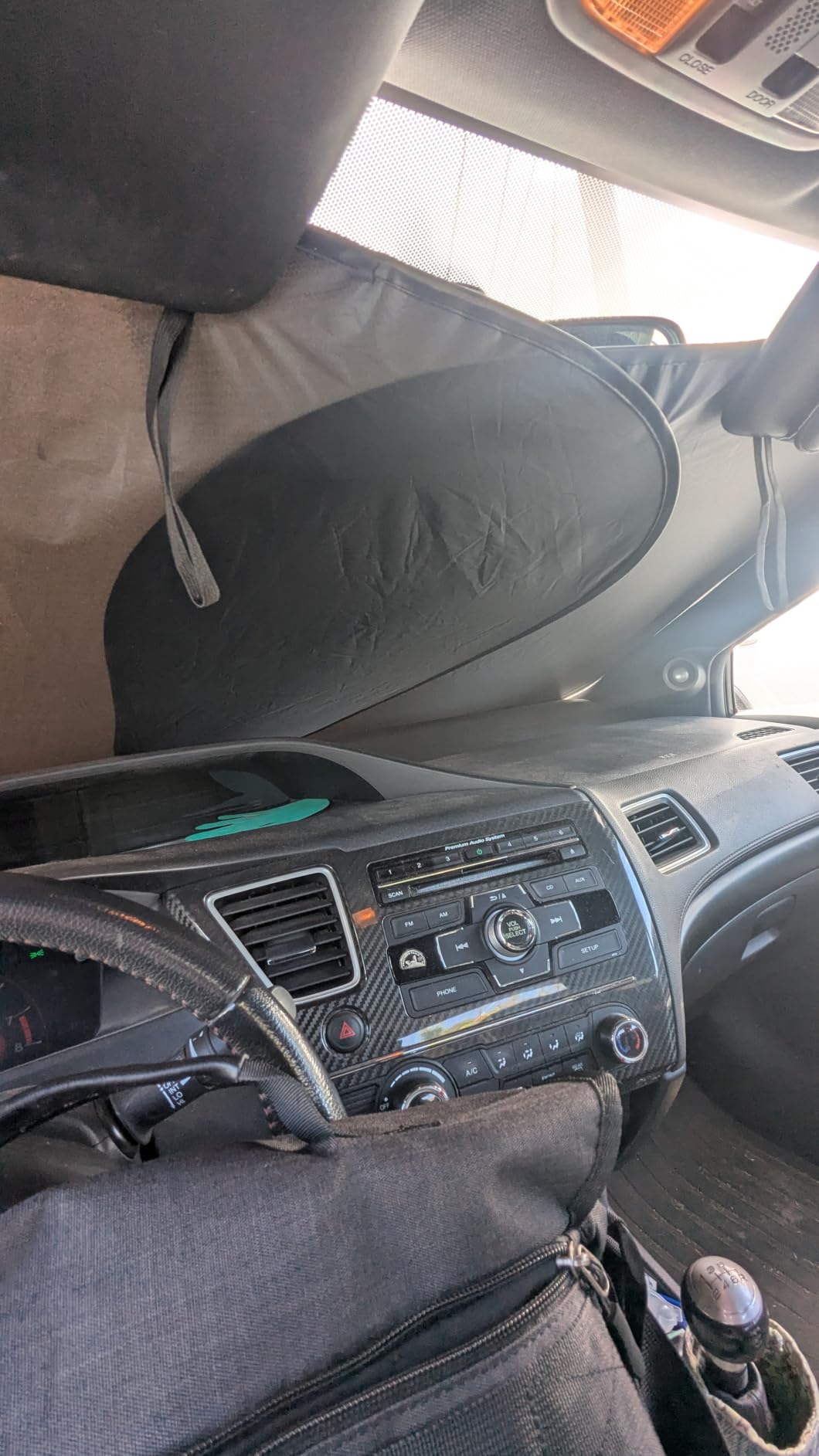EzyShade Car Windshield Sun Shade. See Vehicle Size-Chart. Medium (M) Size | Foldable 2-Piece Sunshade with Shield-X Reflective Technology. Sun Visor for SUV, Truck, Car Front Windshield. See Size Chart customer photo 1
