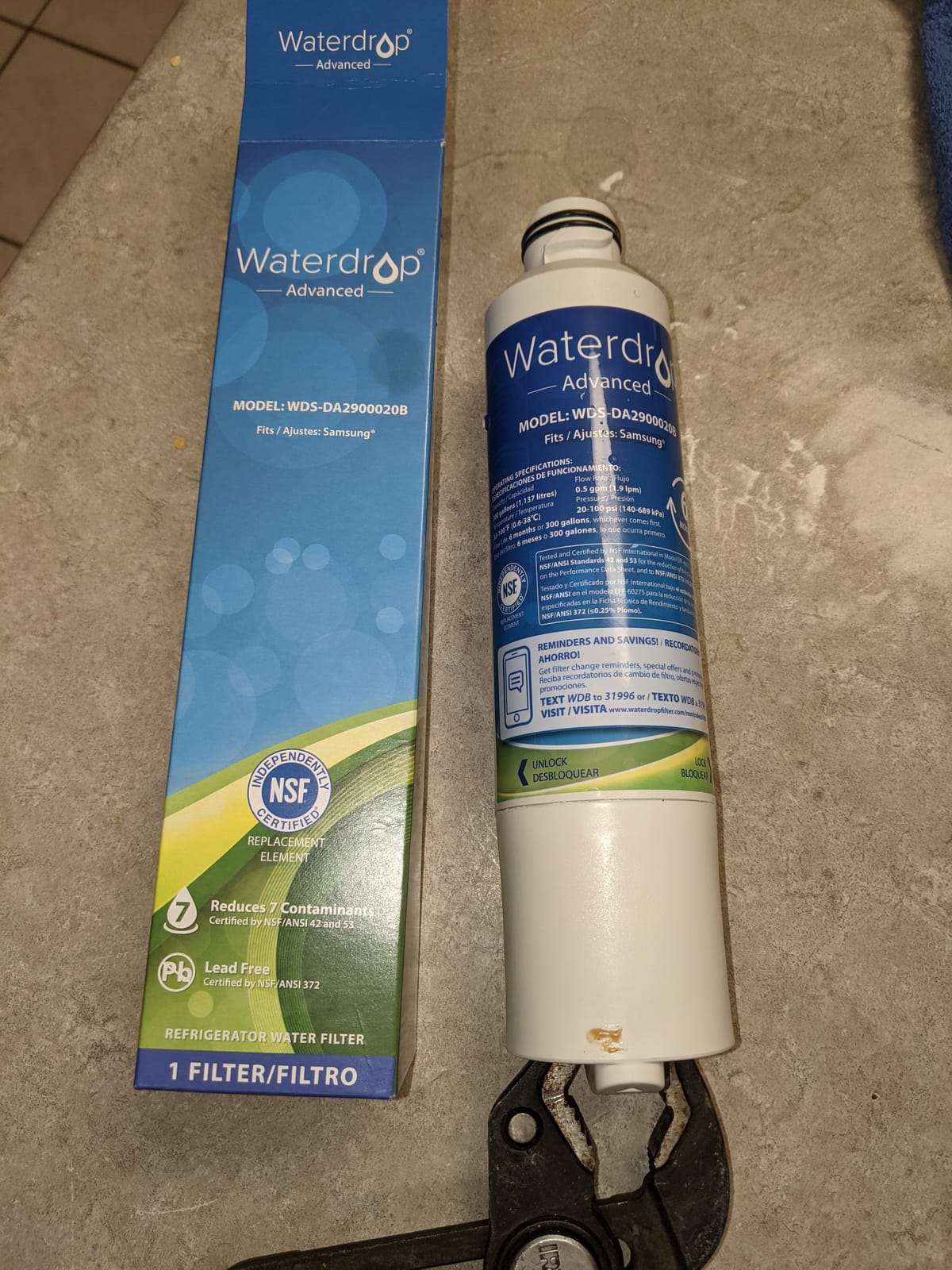 Waterdrop Water Filter, Replacement for Samsung® HAF-CIN/EXP, 3 Pack customer photo 1