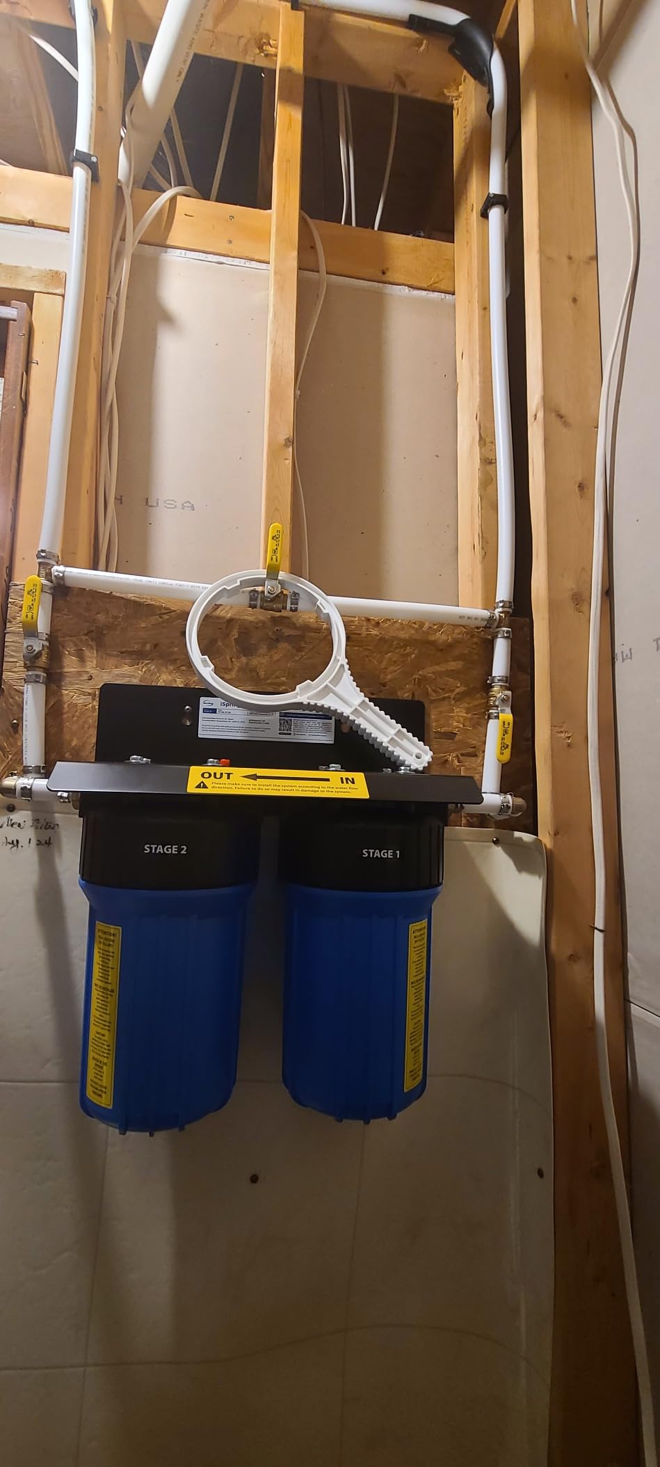 iSpring WGB21B 2-Stage Whole House Water Filtration System, 50000 Gallons customer photo 1