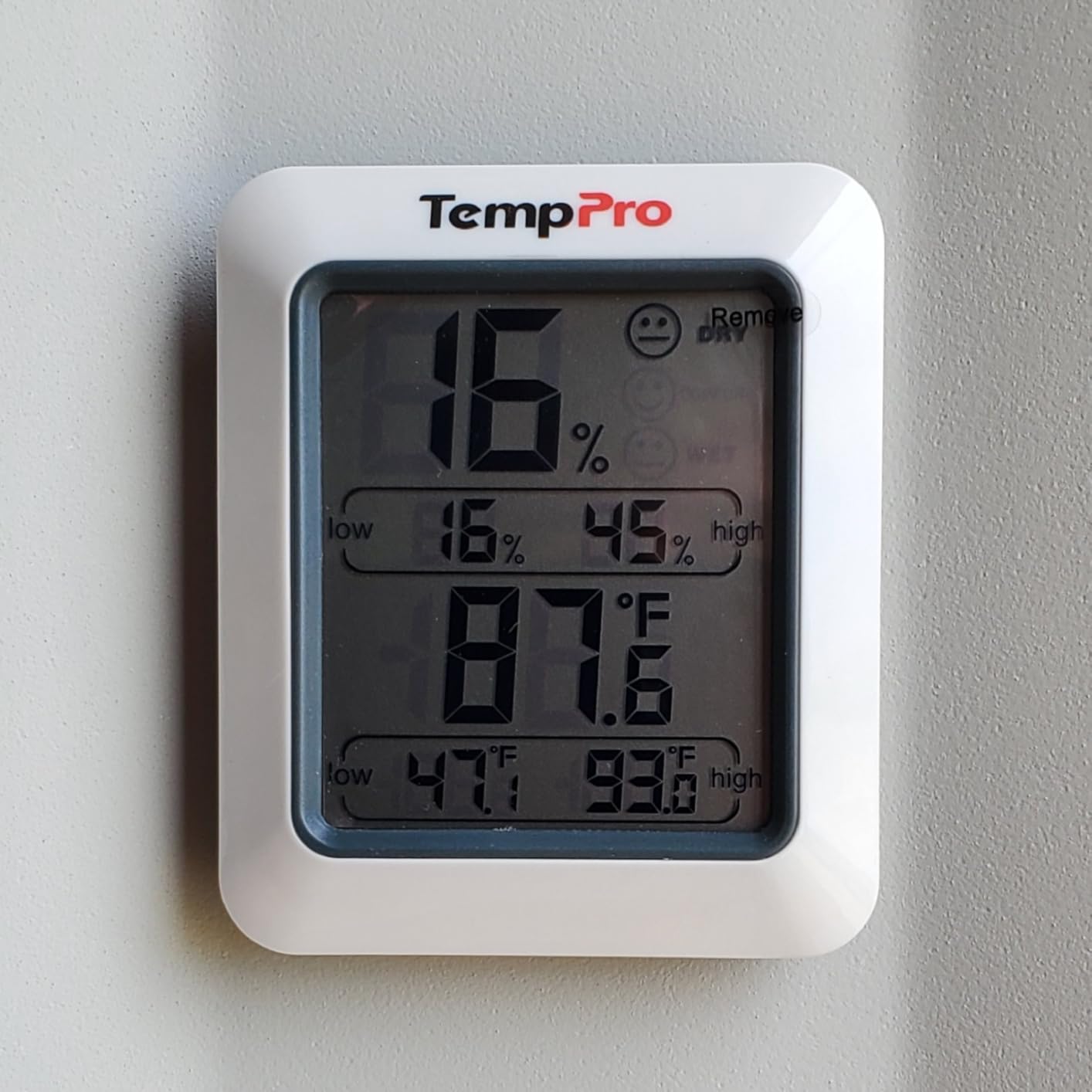 TempPro TP50 Digital Hygrometer Indoor Thermometer Room Thermometer customer photo 2