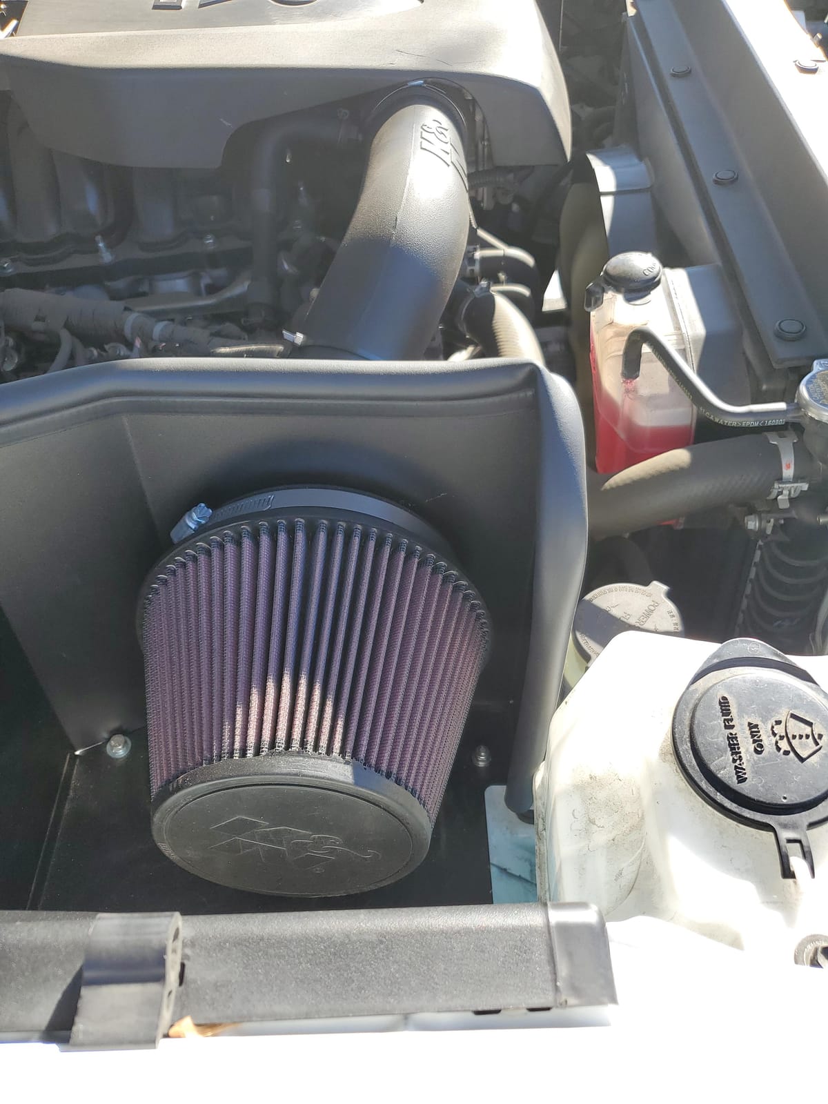 K&N Cold Air Intake System: High-Flow Air Filter, Increase Performance & Towing: Compatible with 2016-2023 TOYOTA Tacoma, 63-9039 customer photo 2