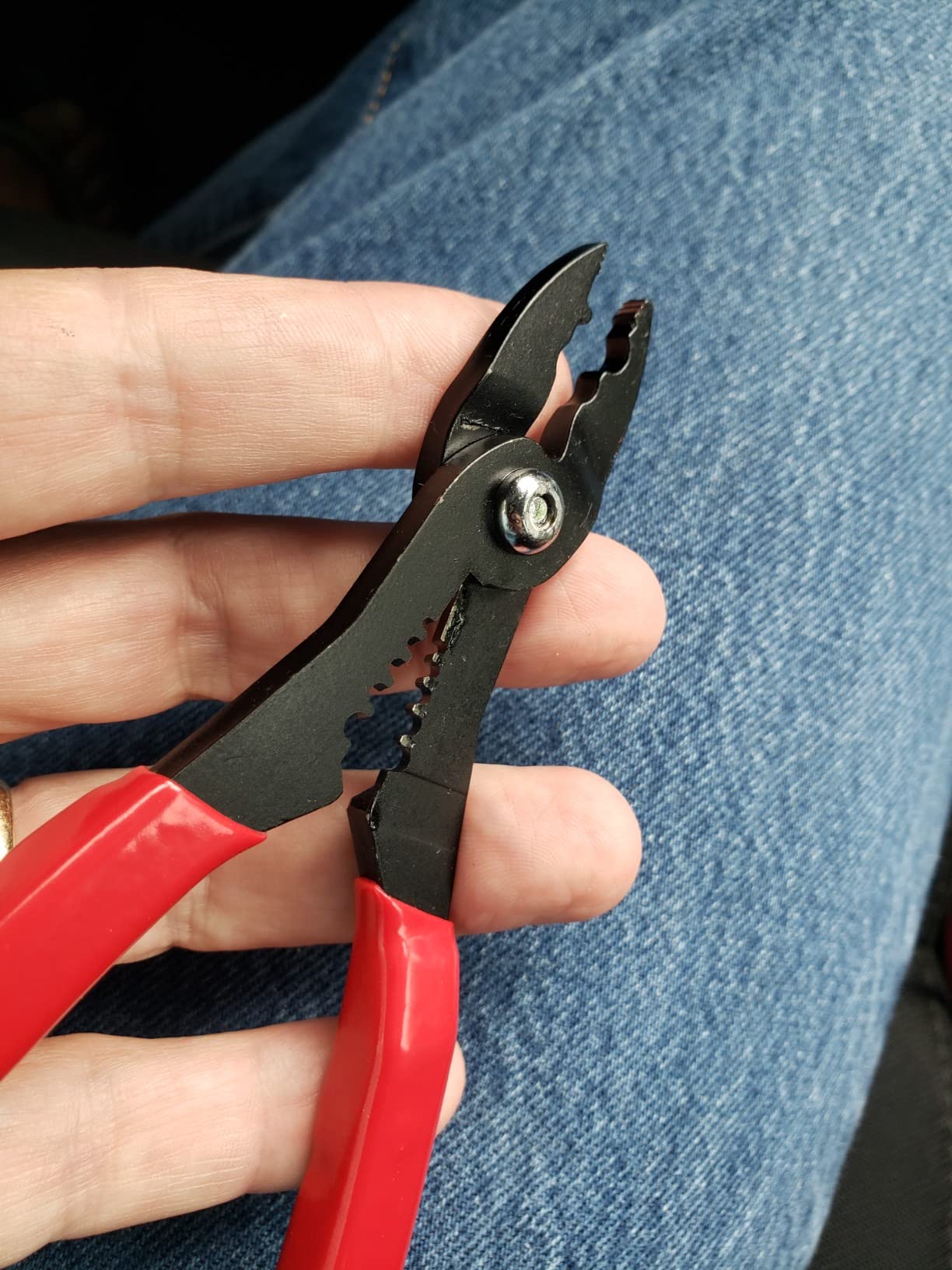 NEIKO 02037A Compact Wire Stripper | 4-in-1 Multi Purpose Electricians Pliers | Wire Crimper, Cutter and Gripper | 12-20 AWG Wire Service Tool | Crimps Insulated & Non-Insulated | Electrical Stripping customer photo 1