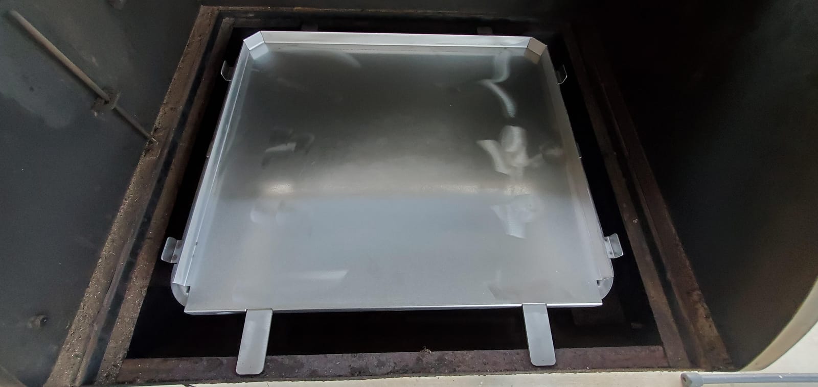 Green Mountain Grills Wood-Fired Steel Pizza Oven Attachment Accessory for Daniel Boone/Jim Bowie Model Grills with Square Pizza Stone, Silver customer photo 2