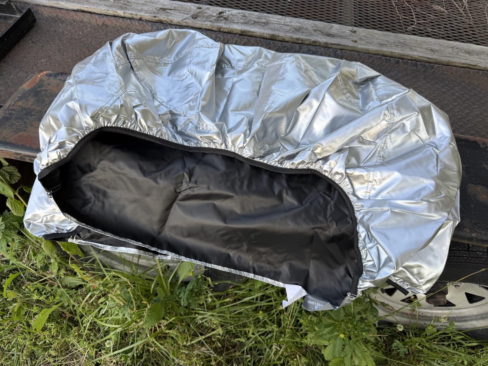 Explore Land Tire Covers 4 Pack Fit Tire Diameters 26-28.75 inch, Charcoal customer photo 1