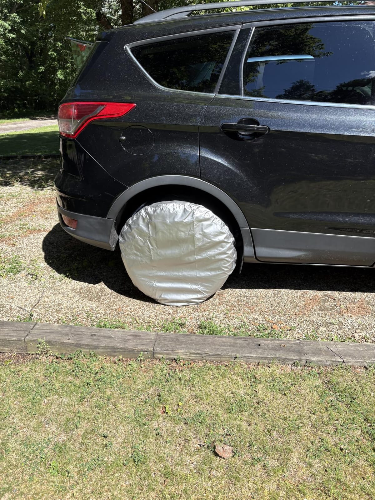 Explore Land Tire Covers 4 Pack Fit Tire Diameters 26-28.75 inch, Charcoal customer photo 2