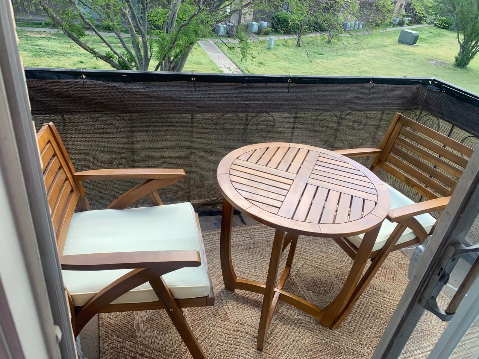 Christopher Knight Home Coronado Acacia Wood Bistro Set, 3-Pcs Set, Teak Finish customer photo 1