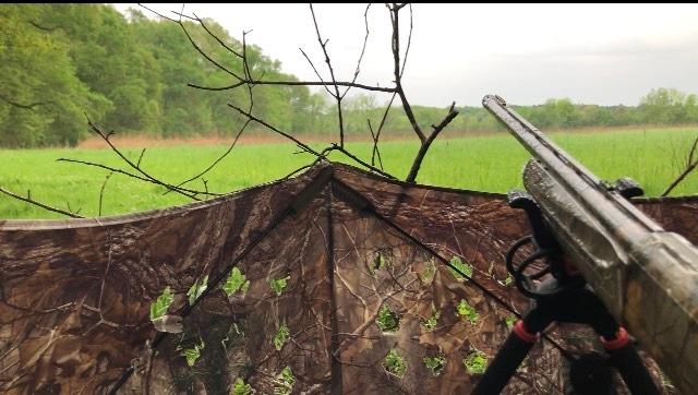 Ameristep Throwdown Ground 3D Leafy Die-Cut Camo Ultra-Compact Easy-Setup Three-Panel Low-Noise Run-and-Gun 2-Person Hunting Blind customer photo 2