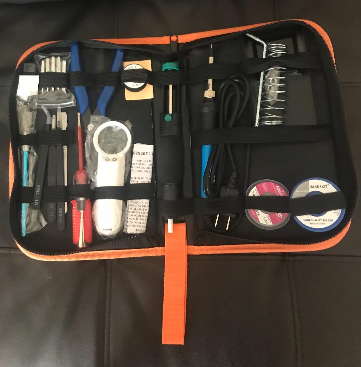 HANDSKIT 90W Soldering Iron Kit for Electronics, Adjustable Temp 180-480℃ customer photo 2
