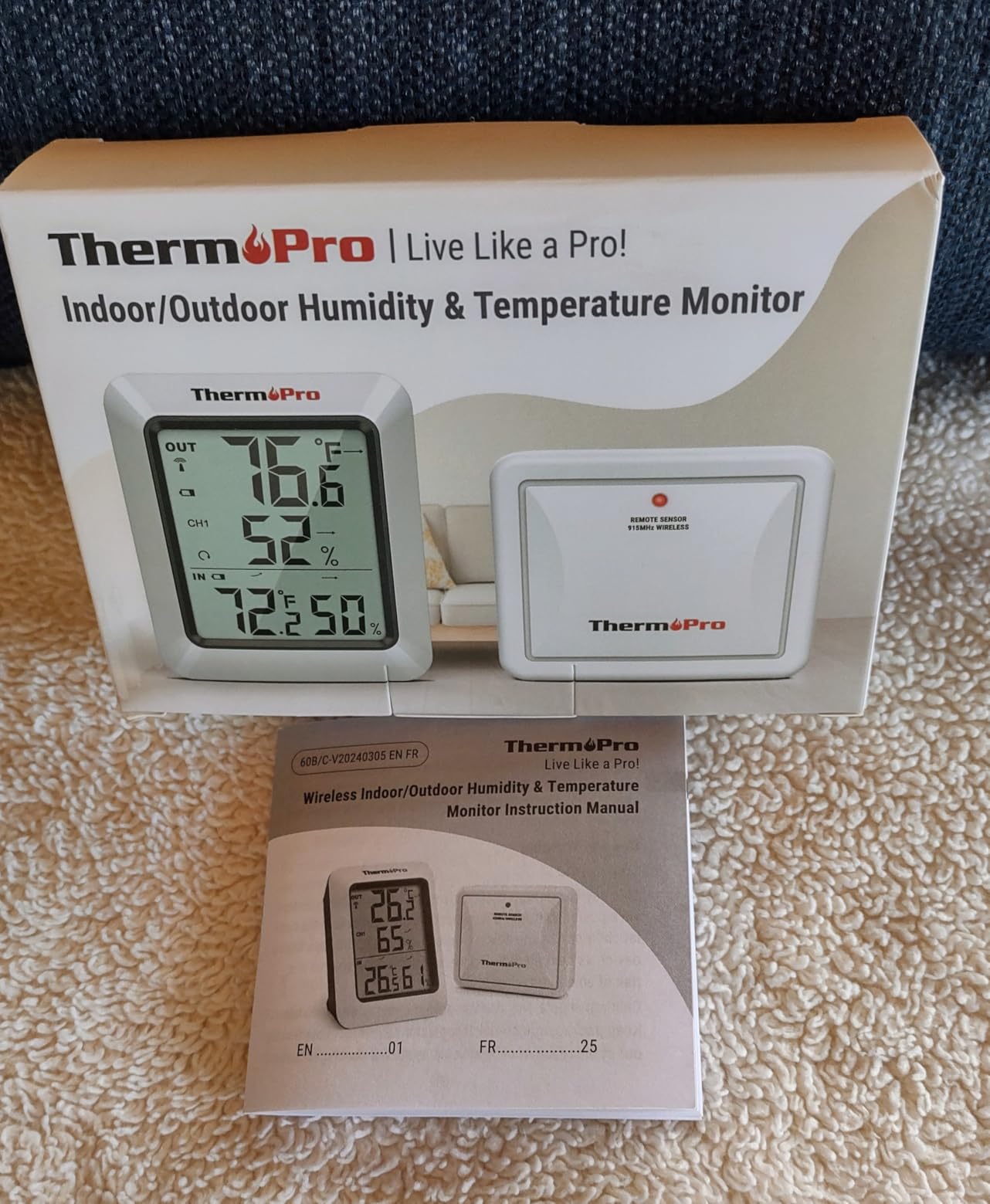 TempPro TempAir 500 FT Indoor Outdoor Thermometer Wireless with Sensor customer photo 2
