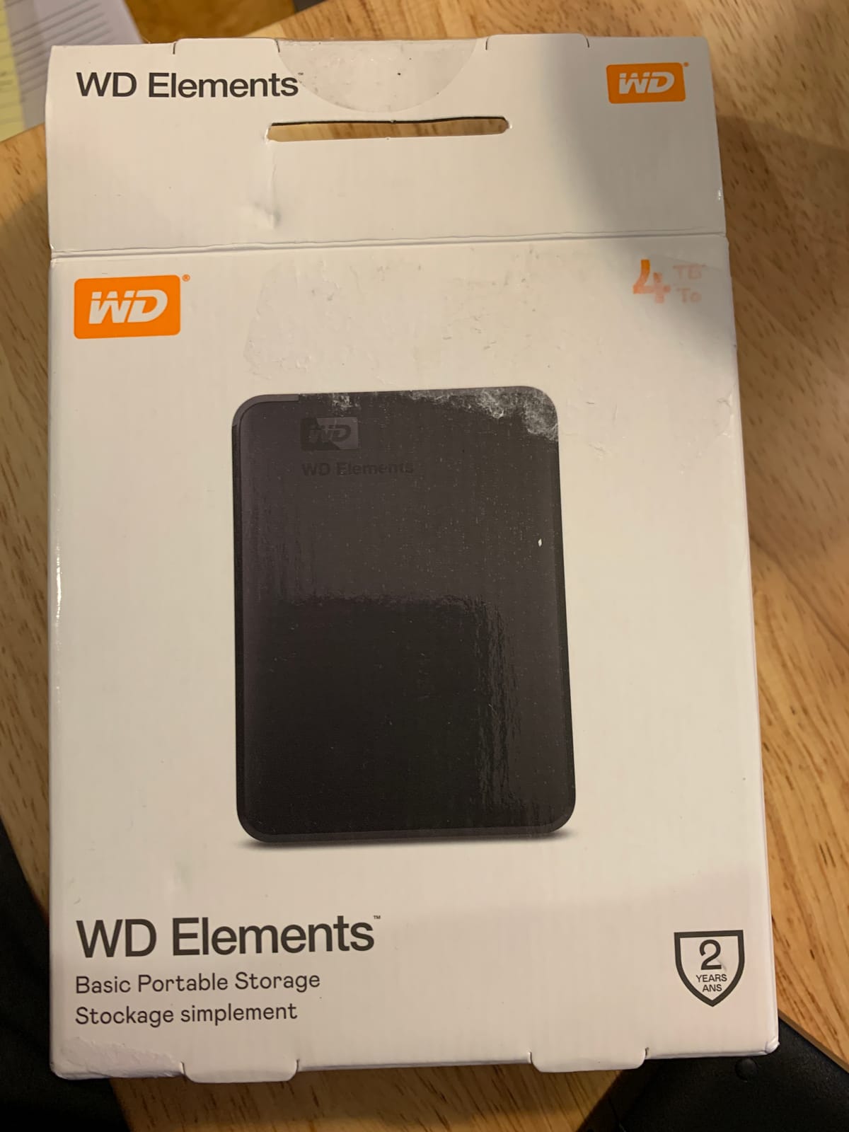 WD 4TB Elements Portable External Hard Drive for Windows, USB 3.2 Gen 1/USB 3.0 for PC & Mac, Plug and Play Ready - ‎WDBU6Y0040BBK-WESN customer photo 1