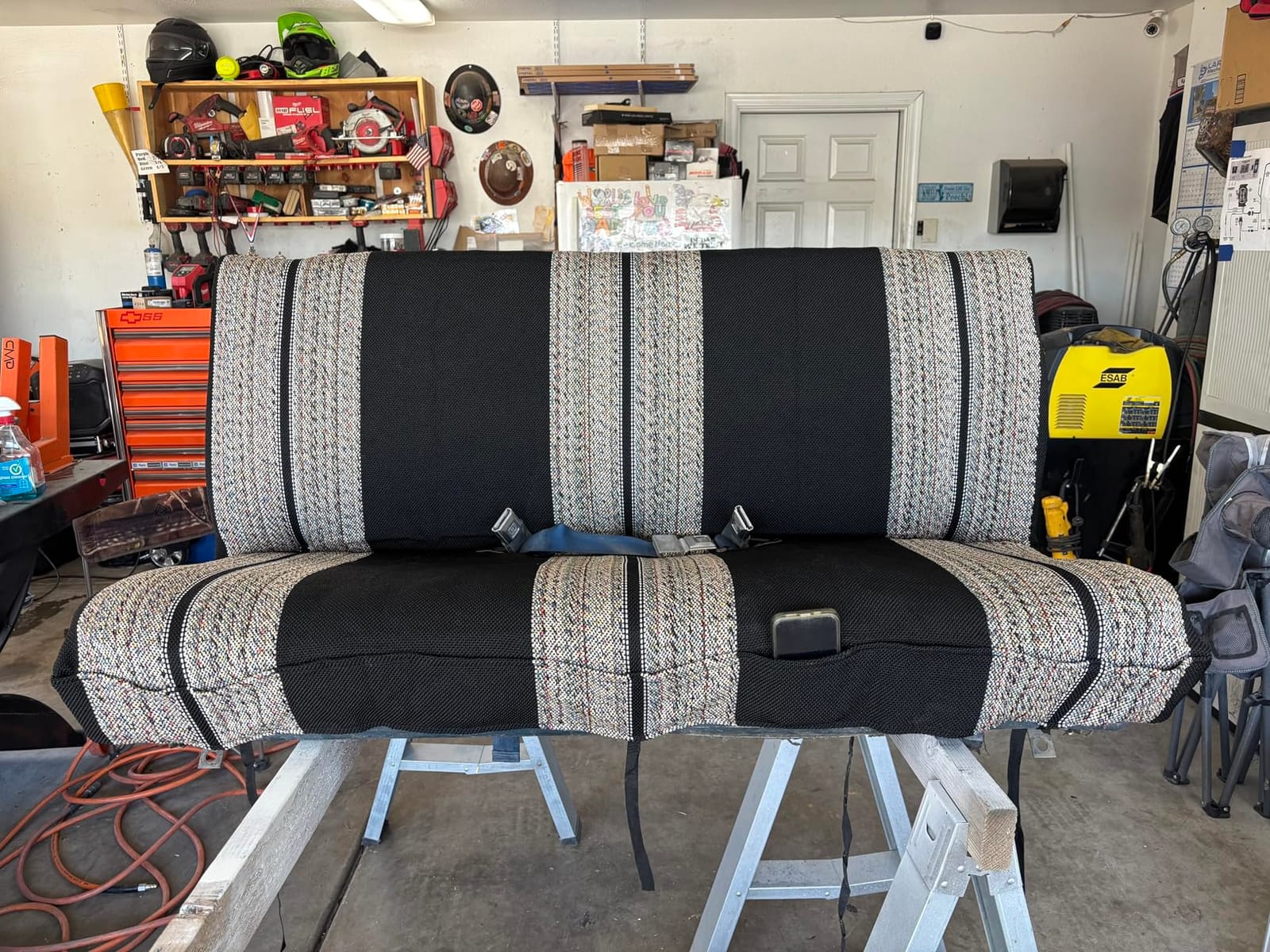 Leader Accessories Saddle Blanket Full Size Truck Bench Seat Cover,Black customer photo 1