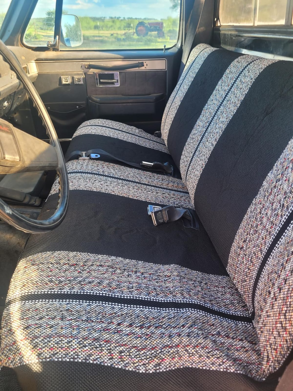 Leader Accessories Saddle Blanket Full Size Truck Bench Seat Cover,Black customer photo 2