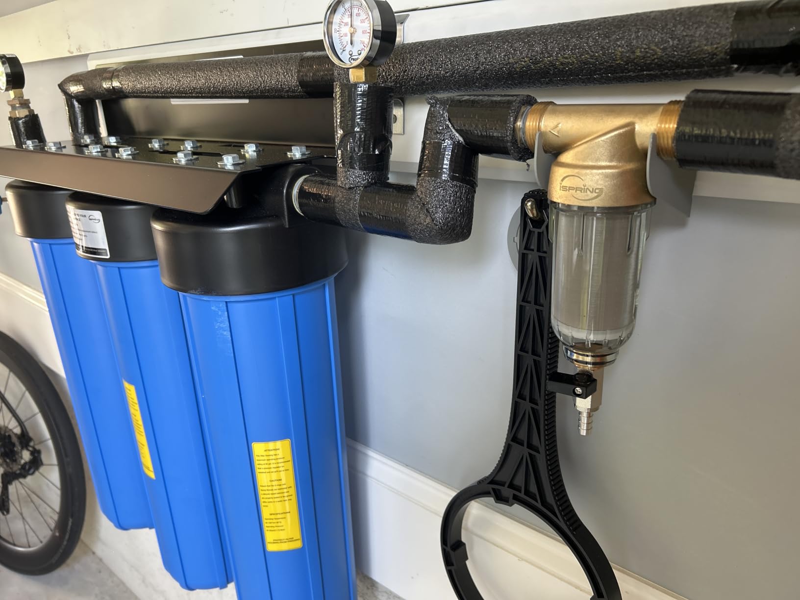 iSpring WSP-50 Spin Down Sediment Filter, Whole House Prefilter, 50 Micron customer photo 1