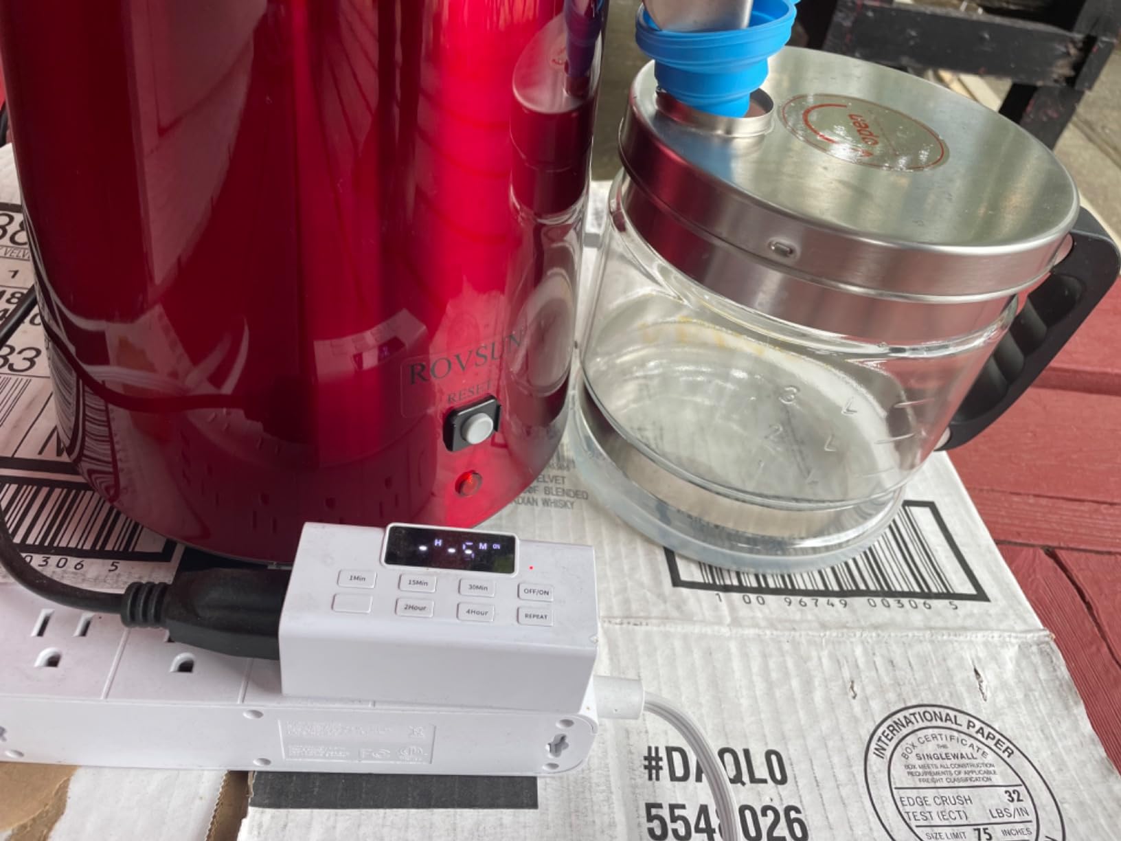 ROVSUN 【Upgraded】 1.1 Gallon/4L Water Distiller Countertop Distilled Water Machine with Flame-Retardant Material, BPA-Free Container & Stainless Steel Interior, 750W Distilled Water Maker Purifier customer photo 2
