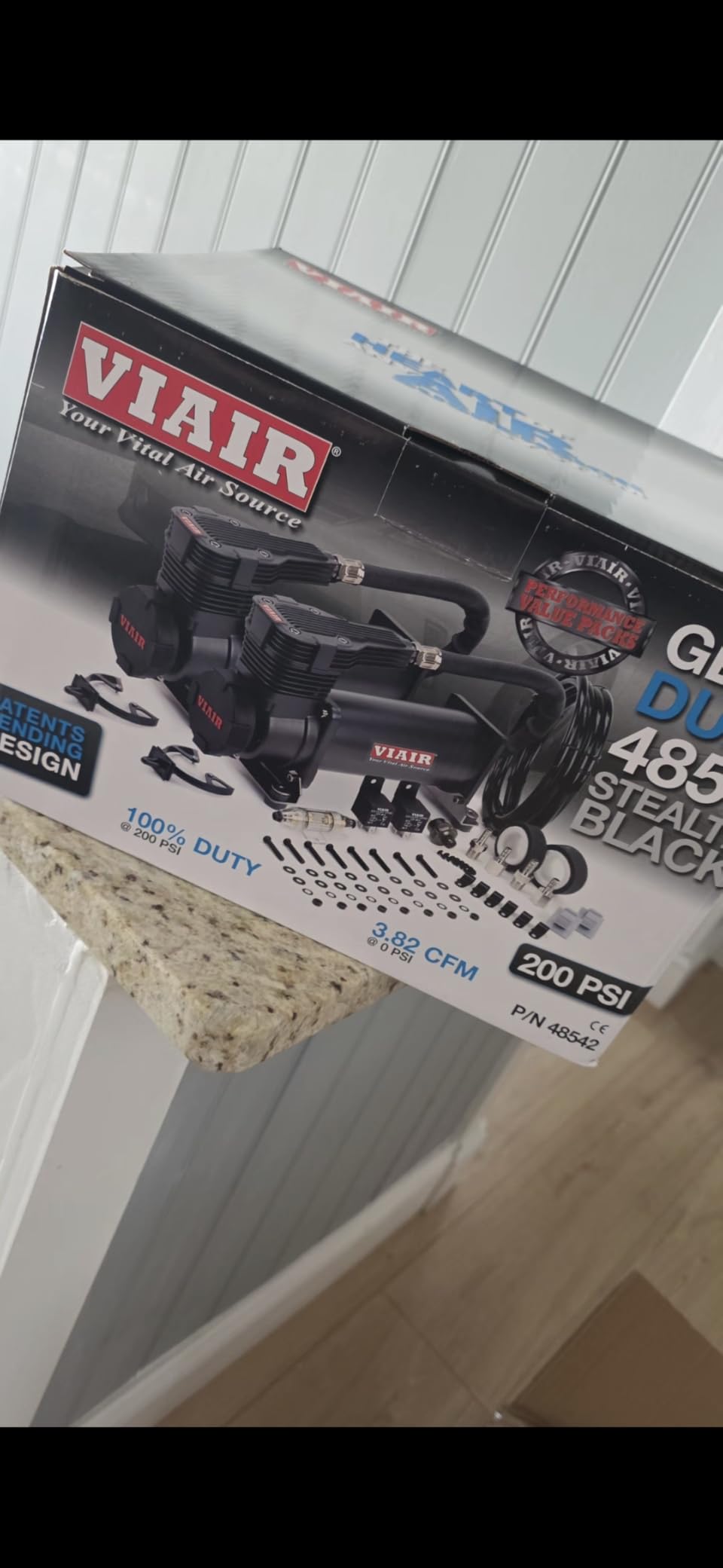 VIAIR 485C Dual 12V Air Compressor Kit, 200 PSI, Continuous Duty, Platinum customer photo 1