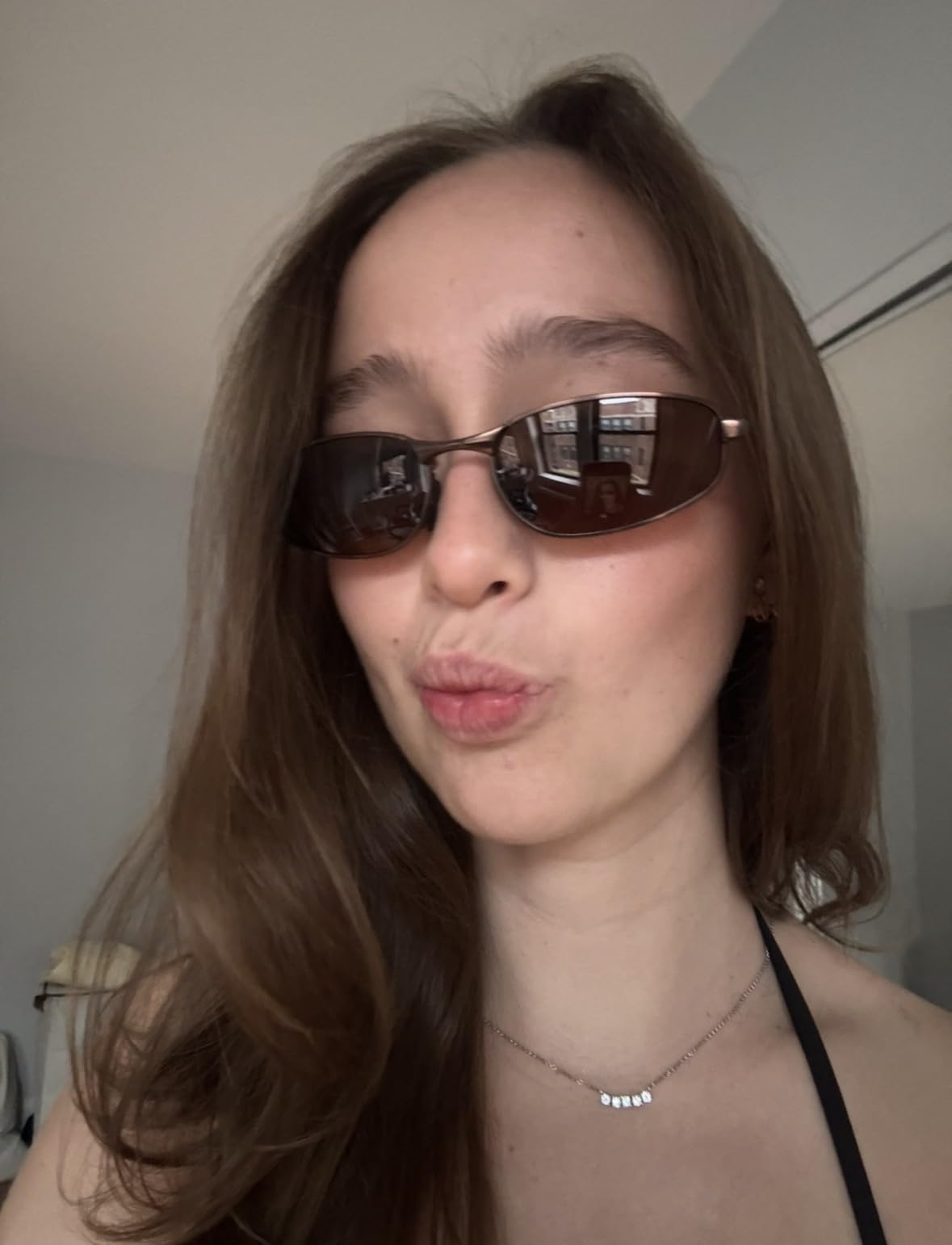 ZHILE Polarized Sunglasses Small Size Rectangular Metal Frame for Men and Women UV400 Protection customer photo 1