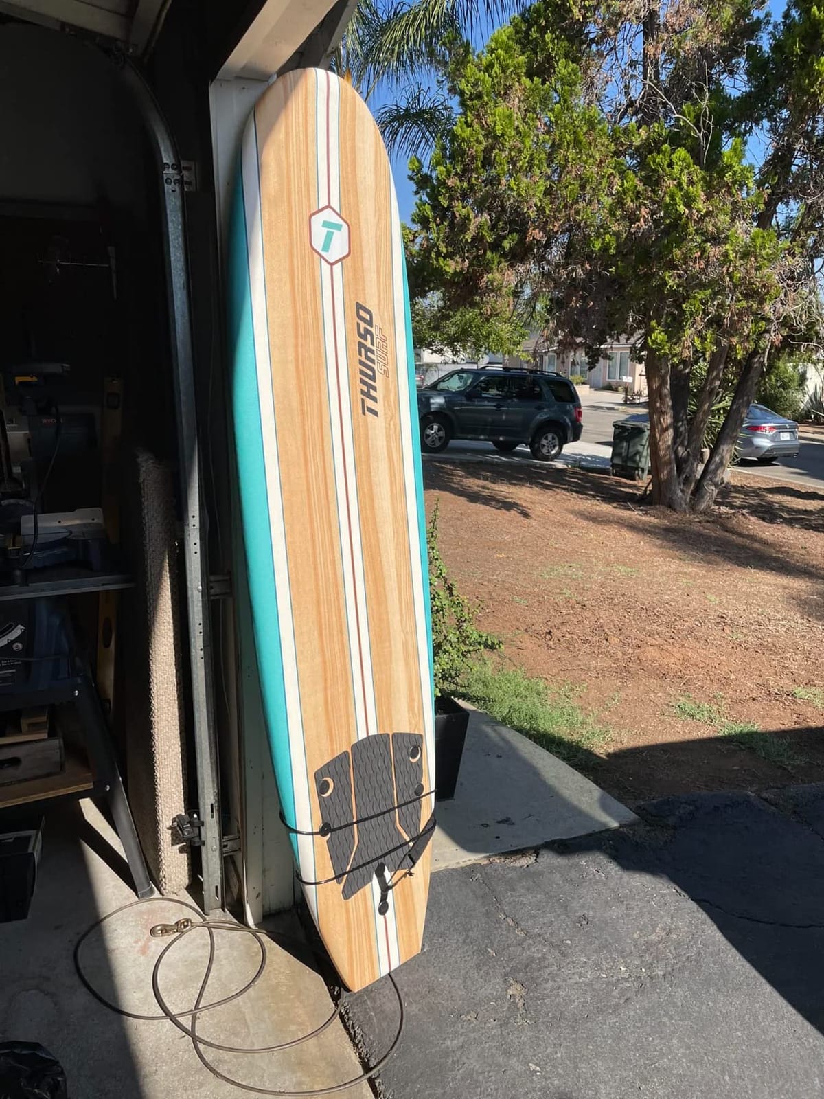 Thurso Surf 7/8 ft Soft Top Foam Beginner Surfboard for Adults and Kids Perfect Longboard for Surfing Beach Fun and Water Sports Lightweight and Durable Modern Design for All Levels of Surfers customer photo 2
