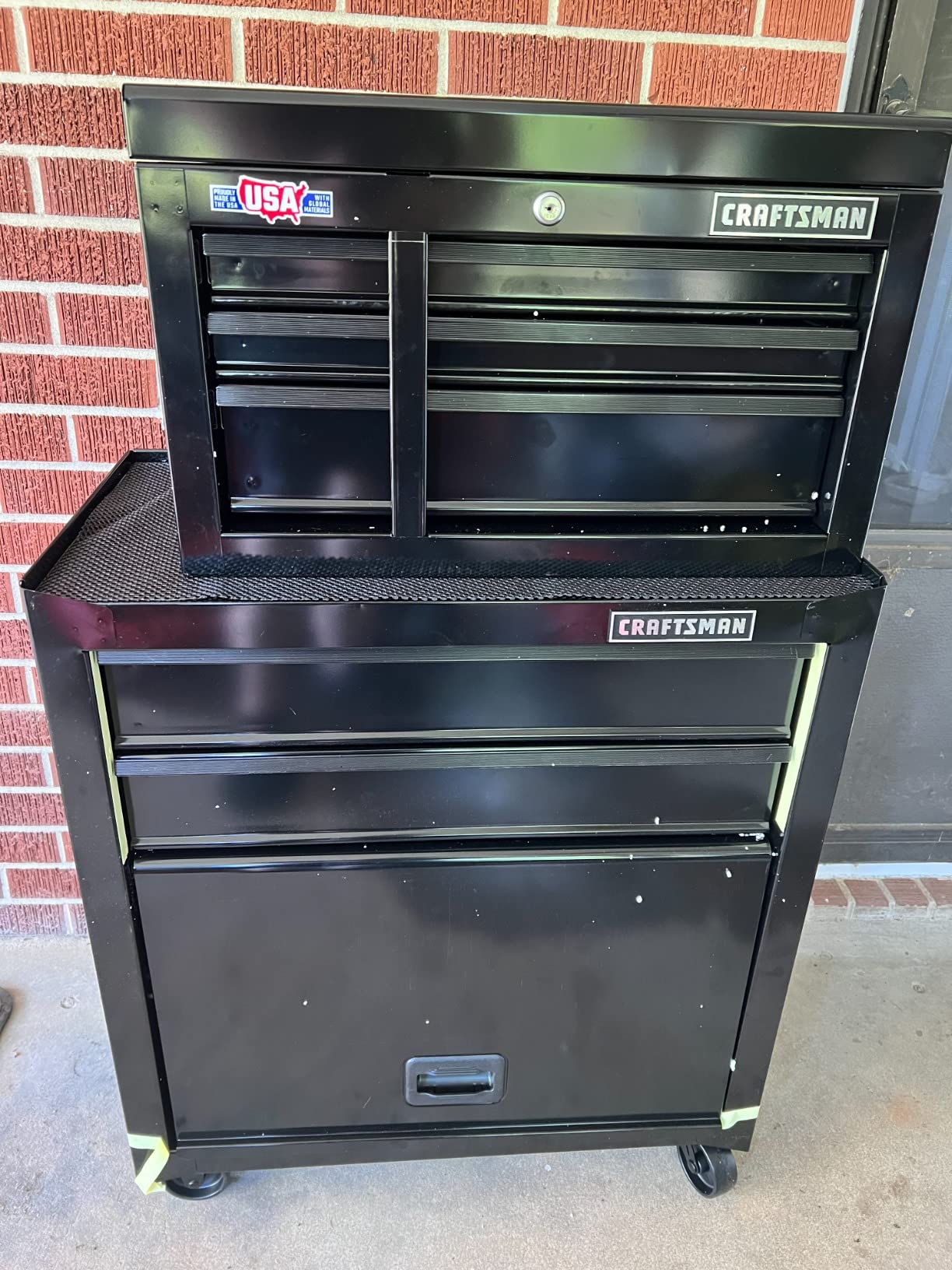 CRAFTSMAN Tool Chest Combo with Drawer Liner Roll, 26-Inch, Rolling, 5 Drawer, Black (CMST82763BK) customer photo 1