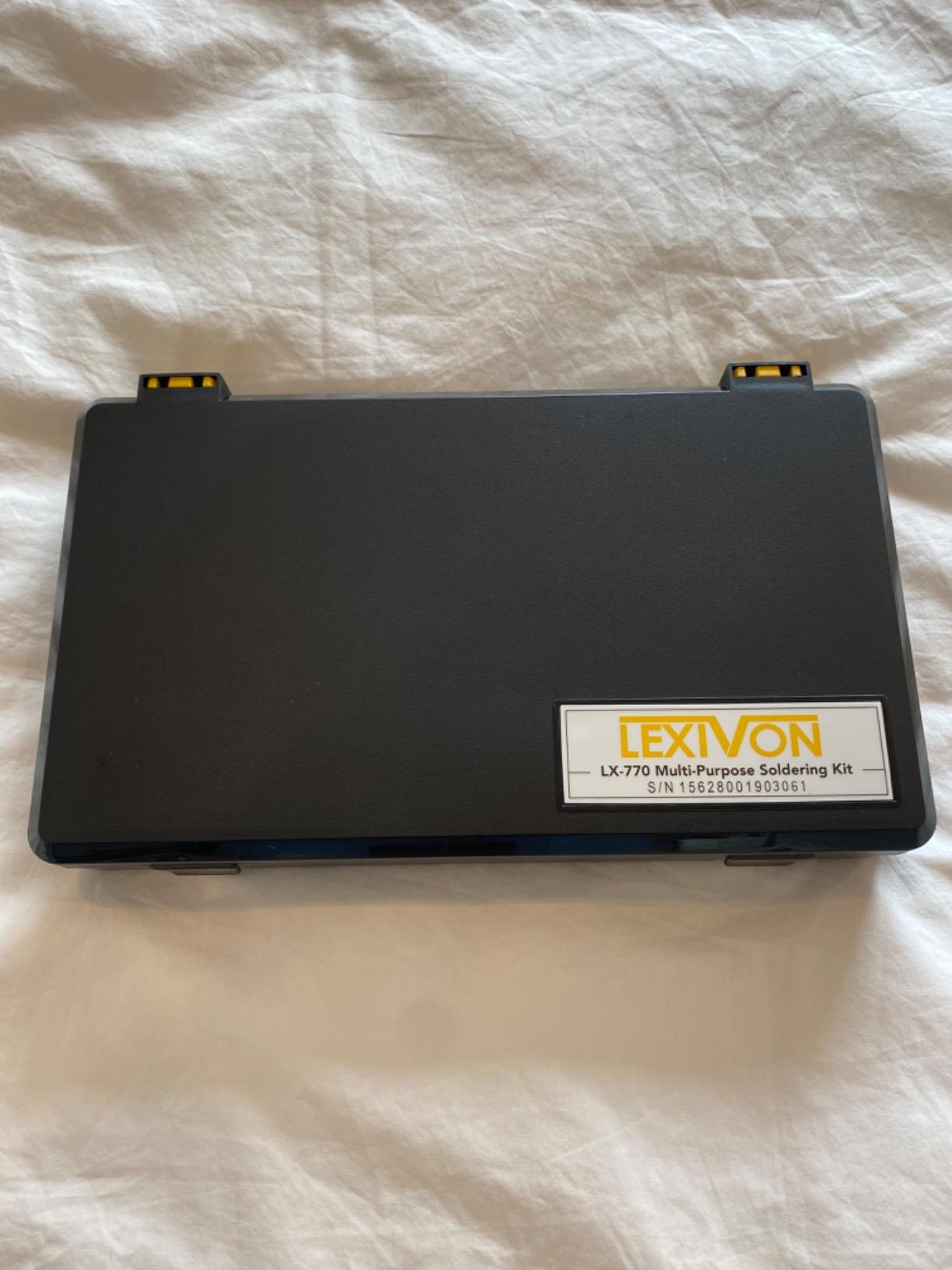 LEXIVON Butane Soldering Iron Multi-Purpose Kit | Cordless Self-Igniting Adjustable Flame 7-Tip Set | Pro Grade 125-Watt Equivalent (LX-770) customer photo 1