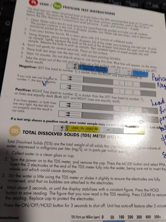 Culligan Essential Water Lab Test Kit – Comprehensive Home Water Testing for Lead, Bacteria, Nitrates, pH, Hardness, Chlorine, Copper, Iron & More – Includes TDS Meter – Ideal for Tap & Well Water customer photo 1