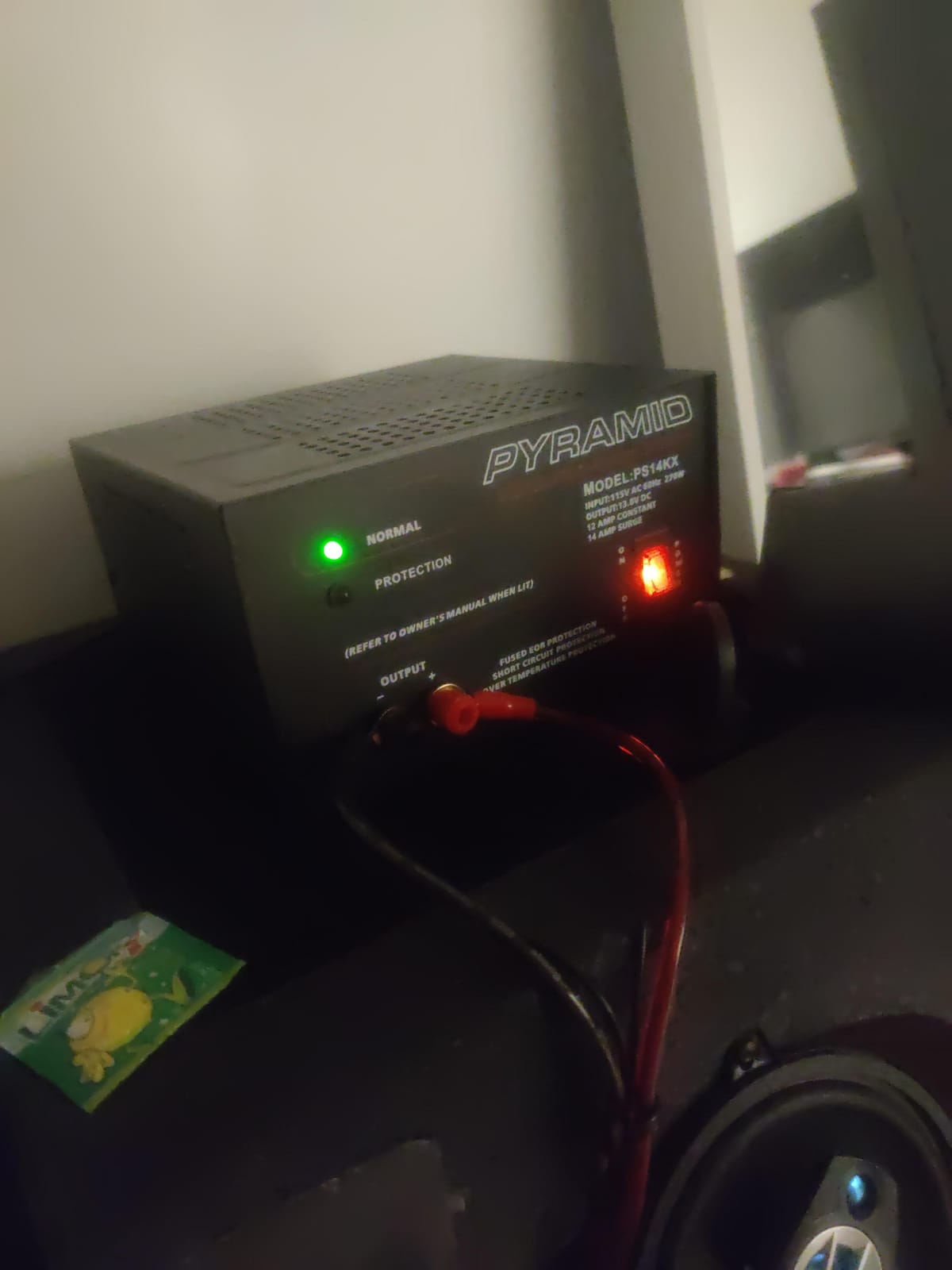 Pyramid Universal Compact Bench Power Supply- 12 Amp Linear Regulated Home Lab Bench-top AC-to-Dc 12V Converter w/ 13.8V Dc 115V AC 270W Power Input, Screw Type Terminals, Cooling Fan- PS14KX.5 customer photo 1