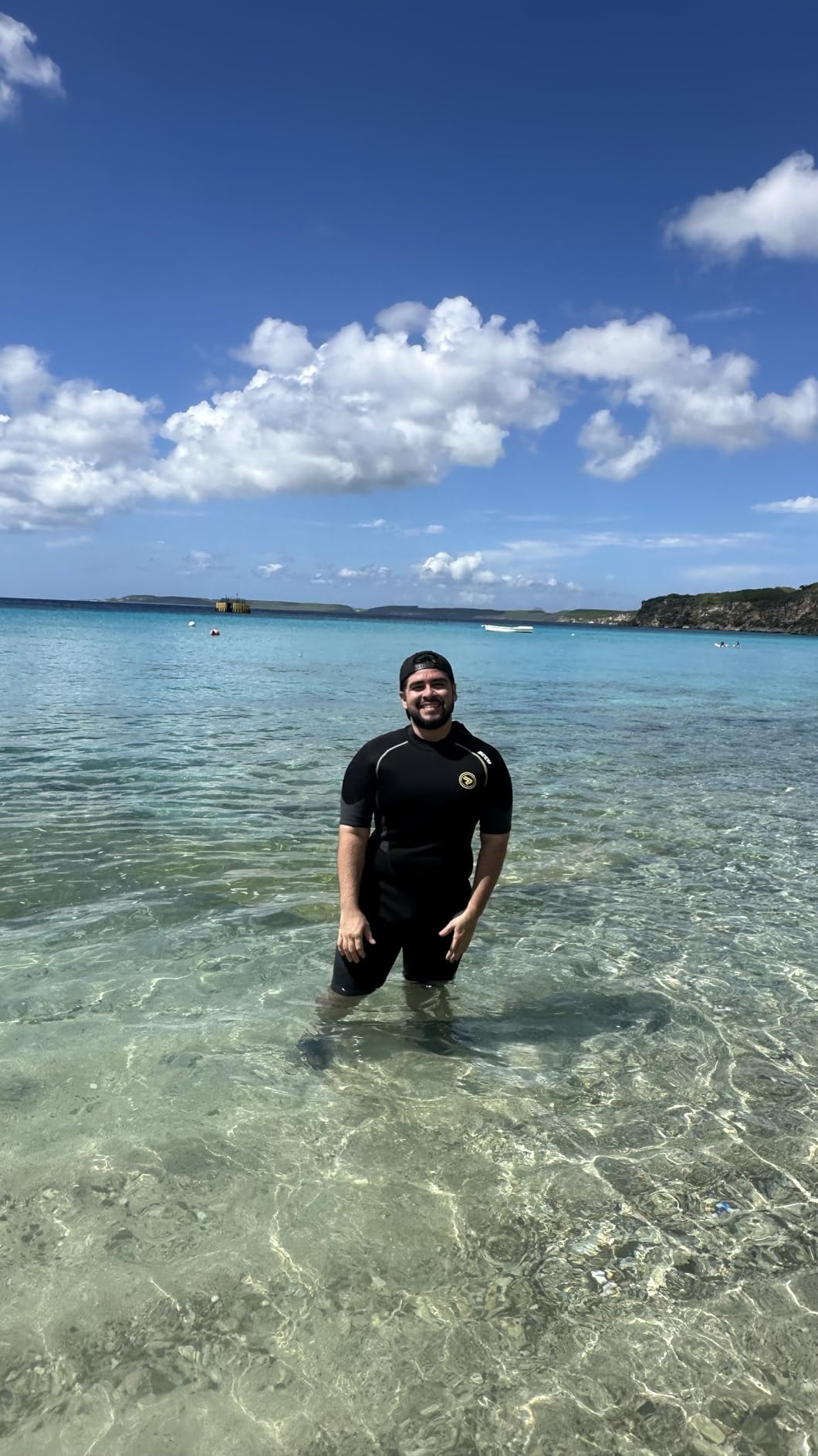 ZCCO Men's Wetsuits 1.5/3mm Premium Neoprene Back Zip Shorty Dive Skin for Spearfishing,Snorkeling, Surfing,Canoeing,Scuba Diving Suits customer photo 2